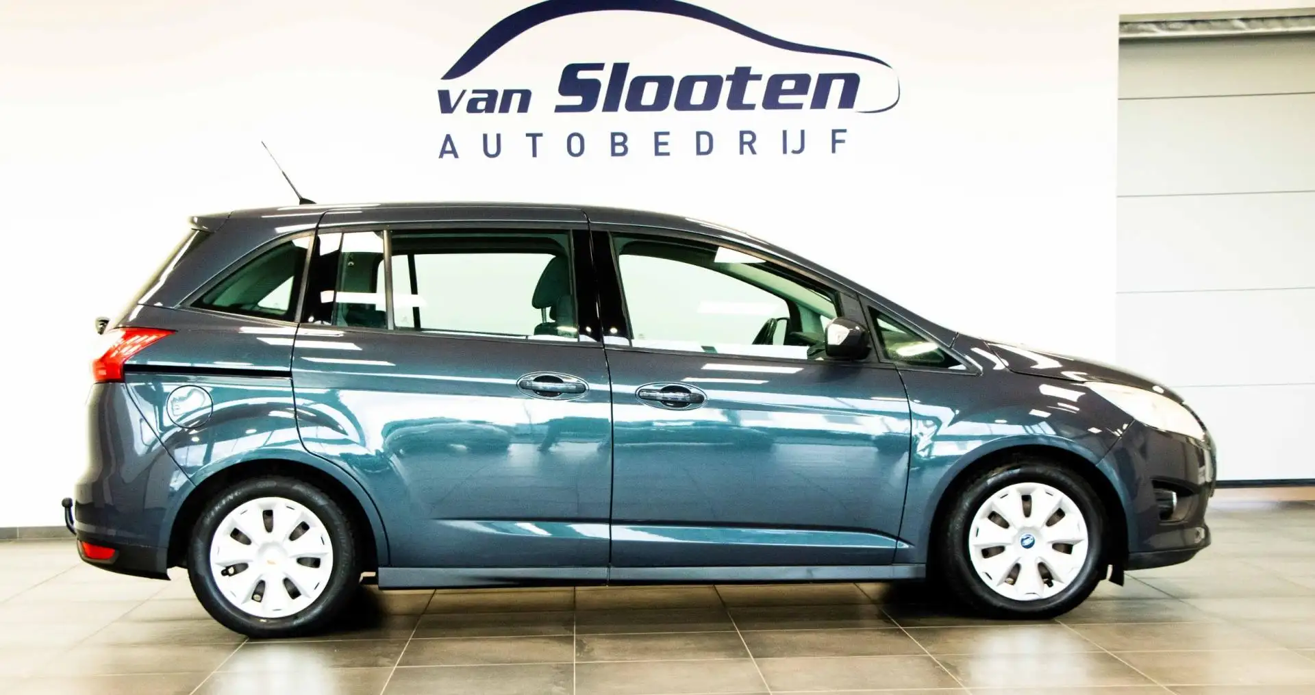 Ford Grand C-Max 1.6 Titanium 7p. |Airco | CruiseControl | 7 persoo Grau - 2