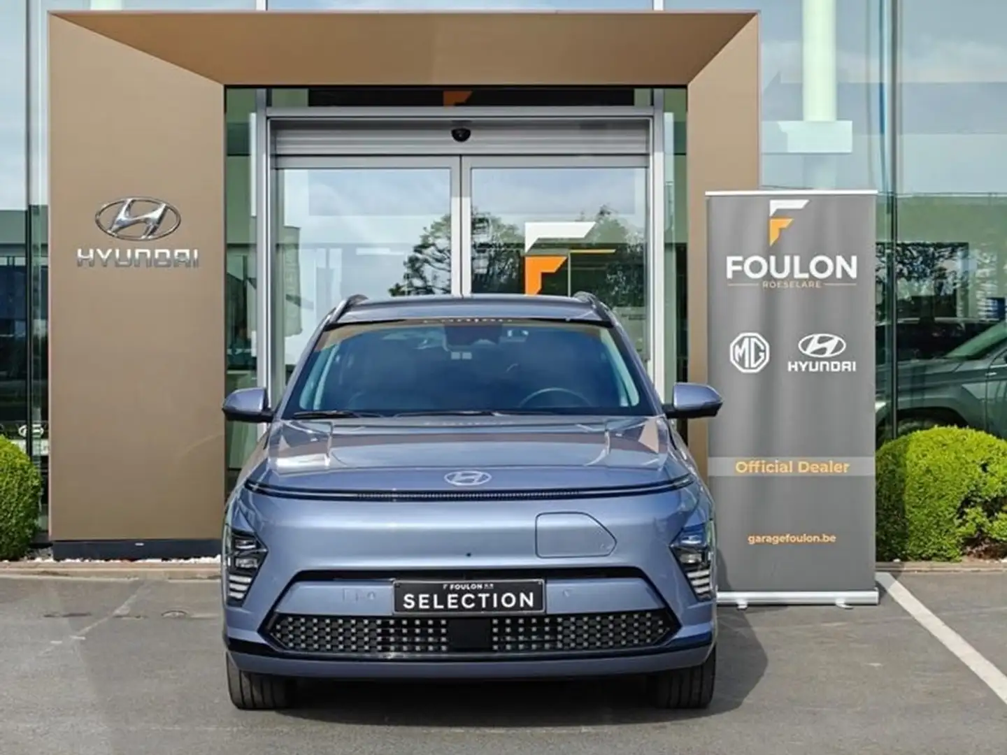 Hyundai KONA Sky 64kwh + HUD + HDA2.0 + 18" upgrade Blauw - 2
