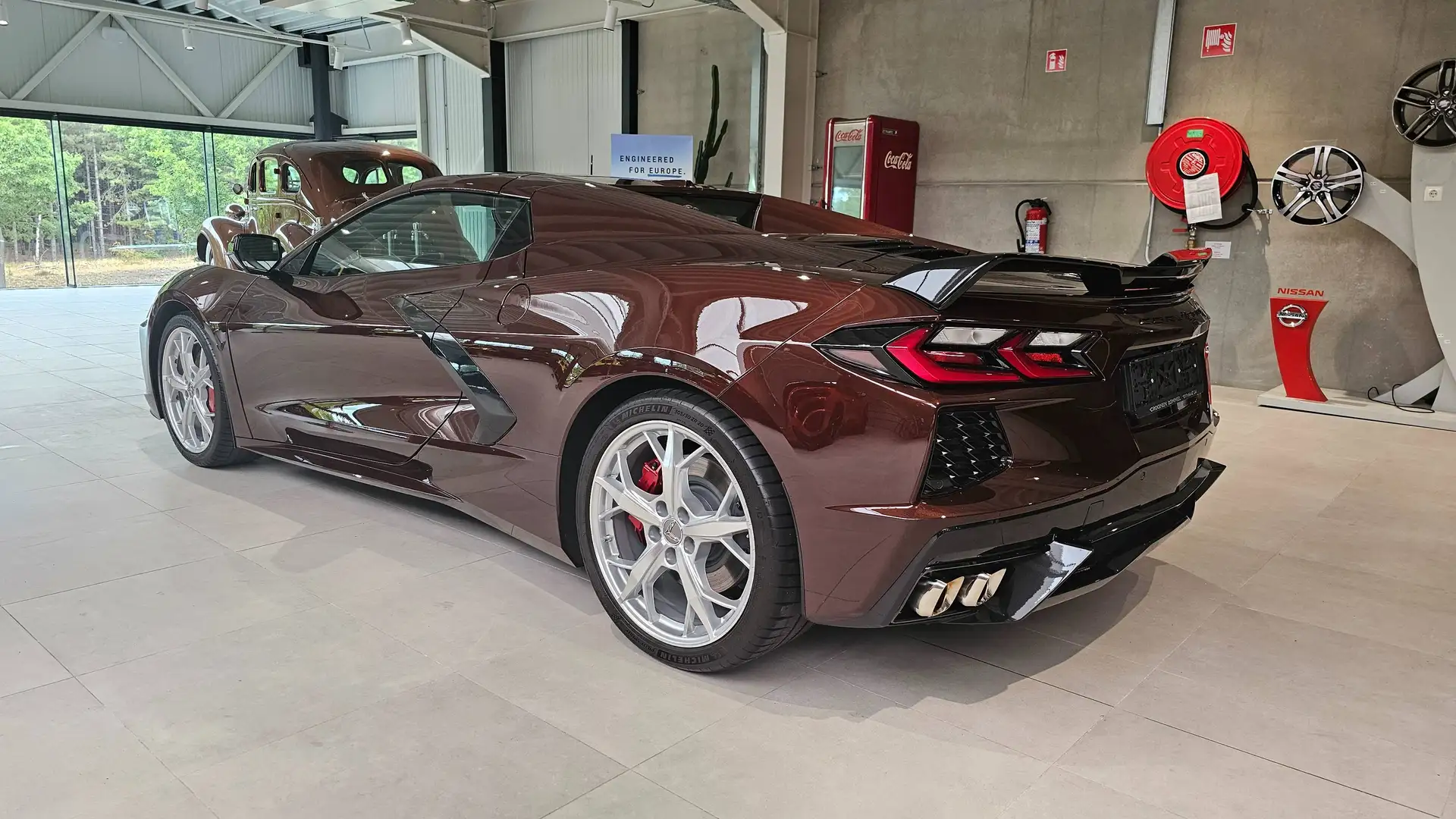 Chevrolet Corvette 6.2 V8 2023 버건디 사진 4