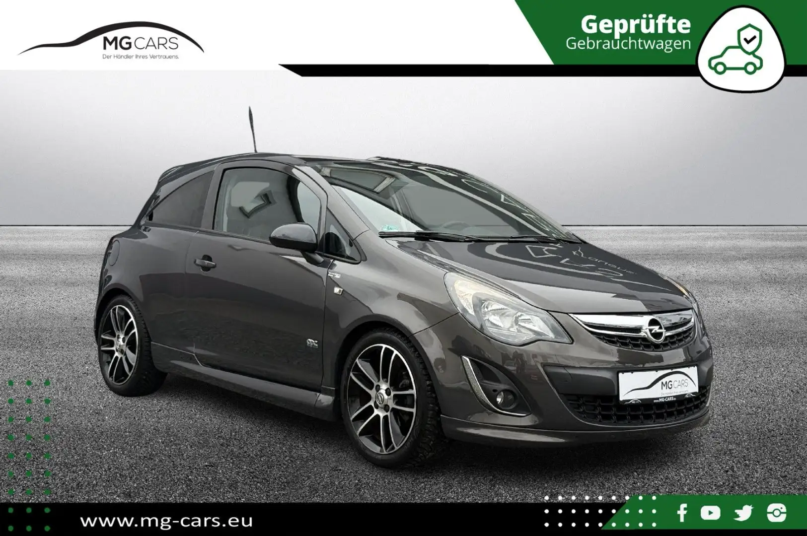 Opel Corsa D~OPC-Line~Klima~SHZ~96TKM~Lenkradheizung! Grau - 1
