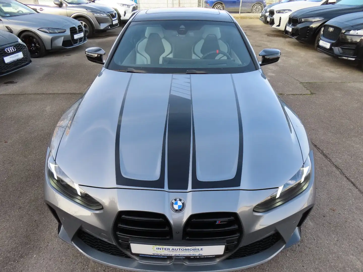 BMW M4 Coupe M xDrive Competition,HeadUp,LED Grau - 1