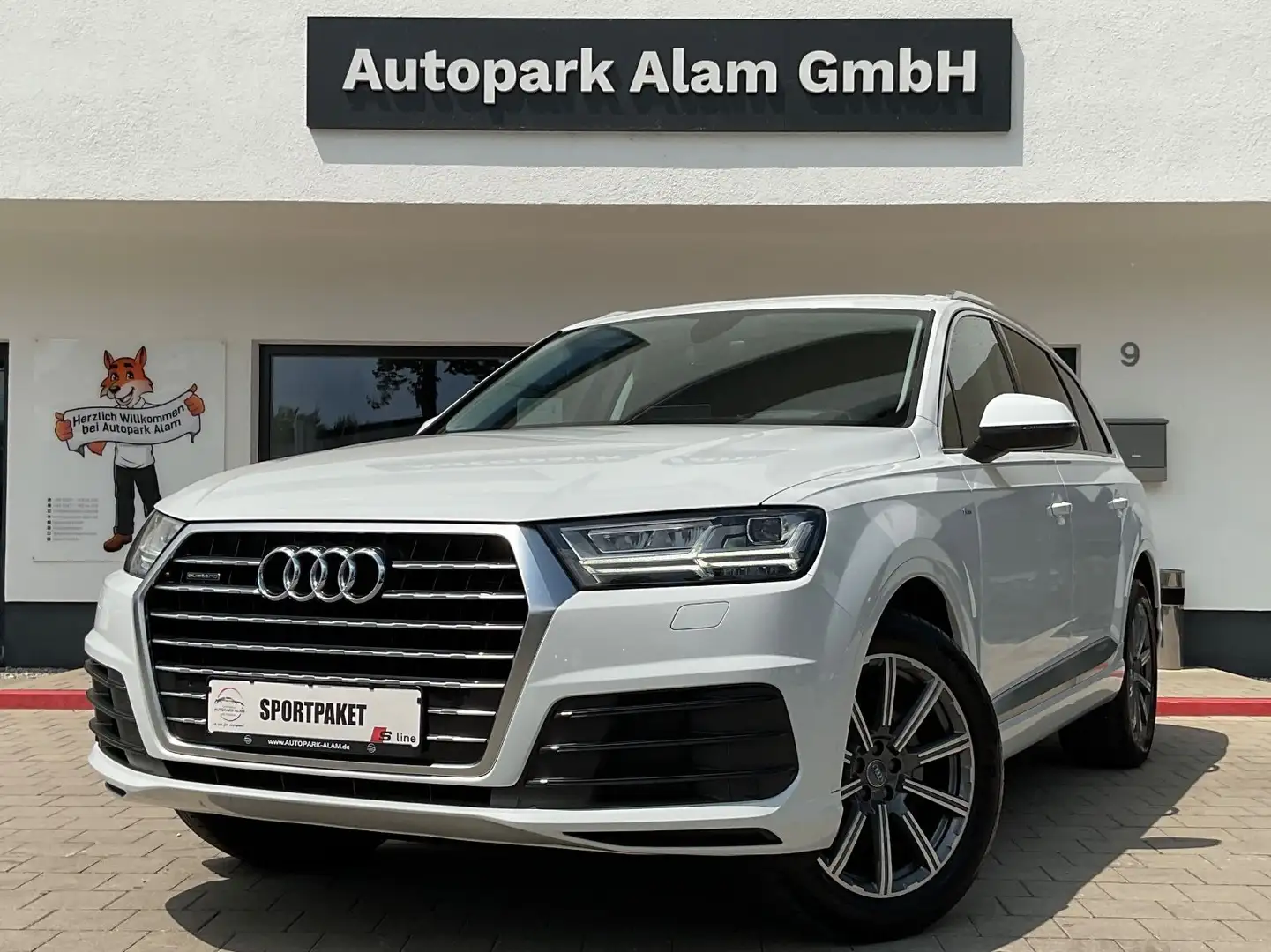 Audi Q7 3.0 TDI quatt S-Line AHIK HeadUp LED RFK Temp Bianco - 1