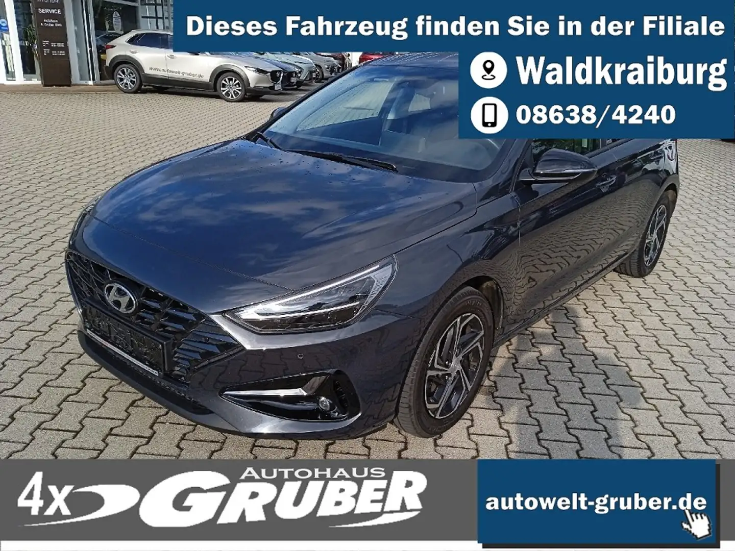 Hyundai i30 1.5 Navi+Voll LED+Kamera+Sitz/Lenkradheizung Grau - 1