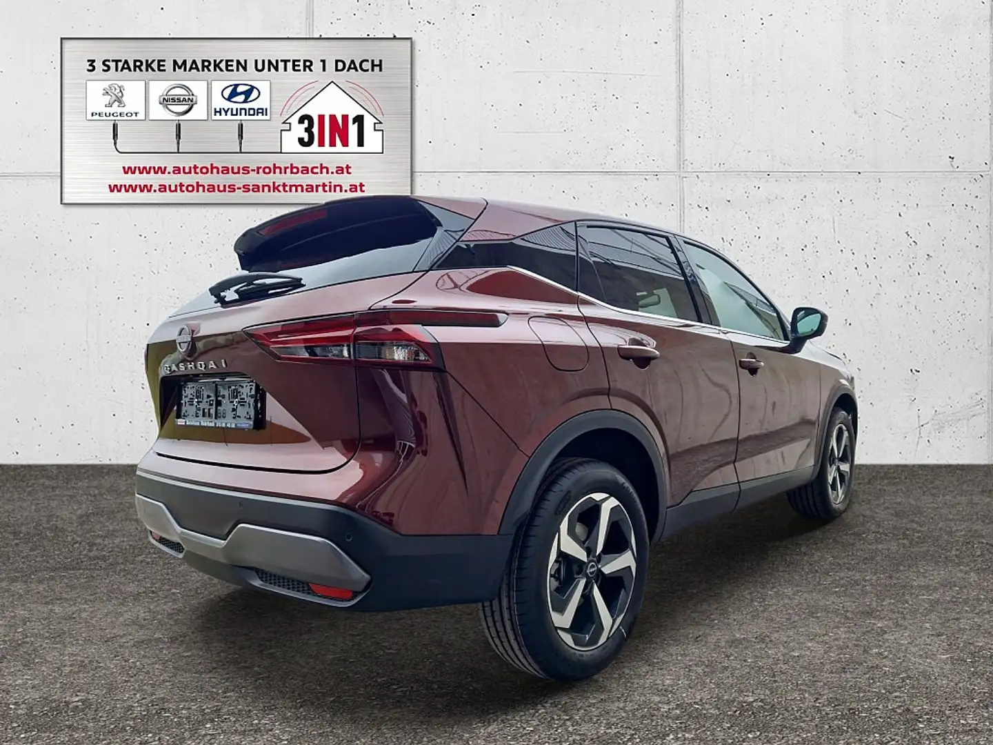Nissan Qashqai 1,3 DIG-T MHEV N-Connecta Aut. Rot - 2
