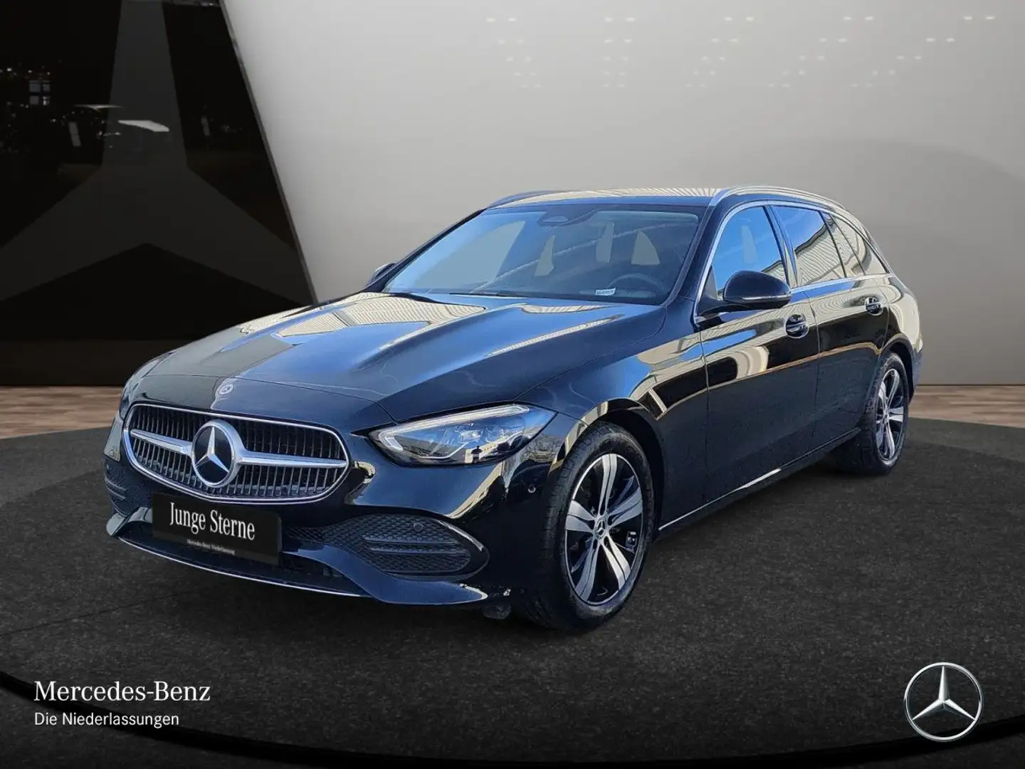 Mercedes-Benz C 220 d T AVANTG+AHK+LED+KAMERA+TOTW+KEYLESS+9G Schwarz - 2