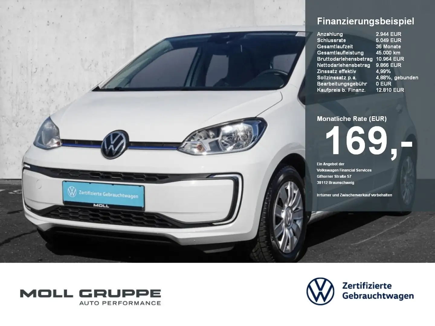 Volkswagen e-up! move up! KLIMAA SHZ AUT Weiß - 1