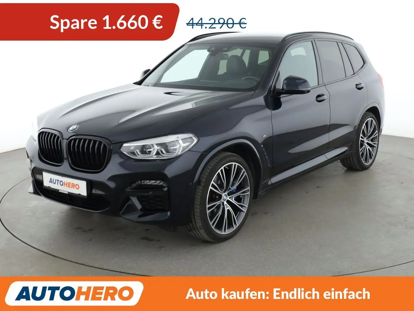 BMW X3 M40i Aut.*NAVI*LED*ACC*HUD*PDC*AHK*360° Schwarz - 1