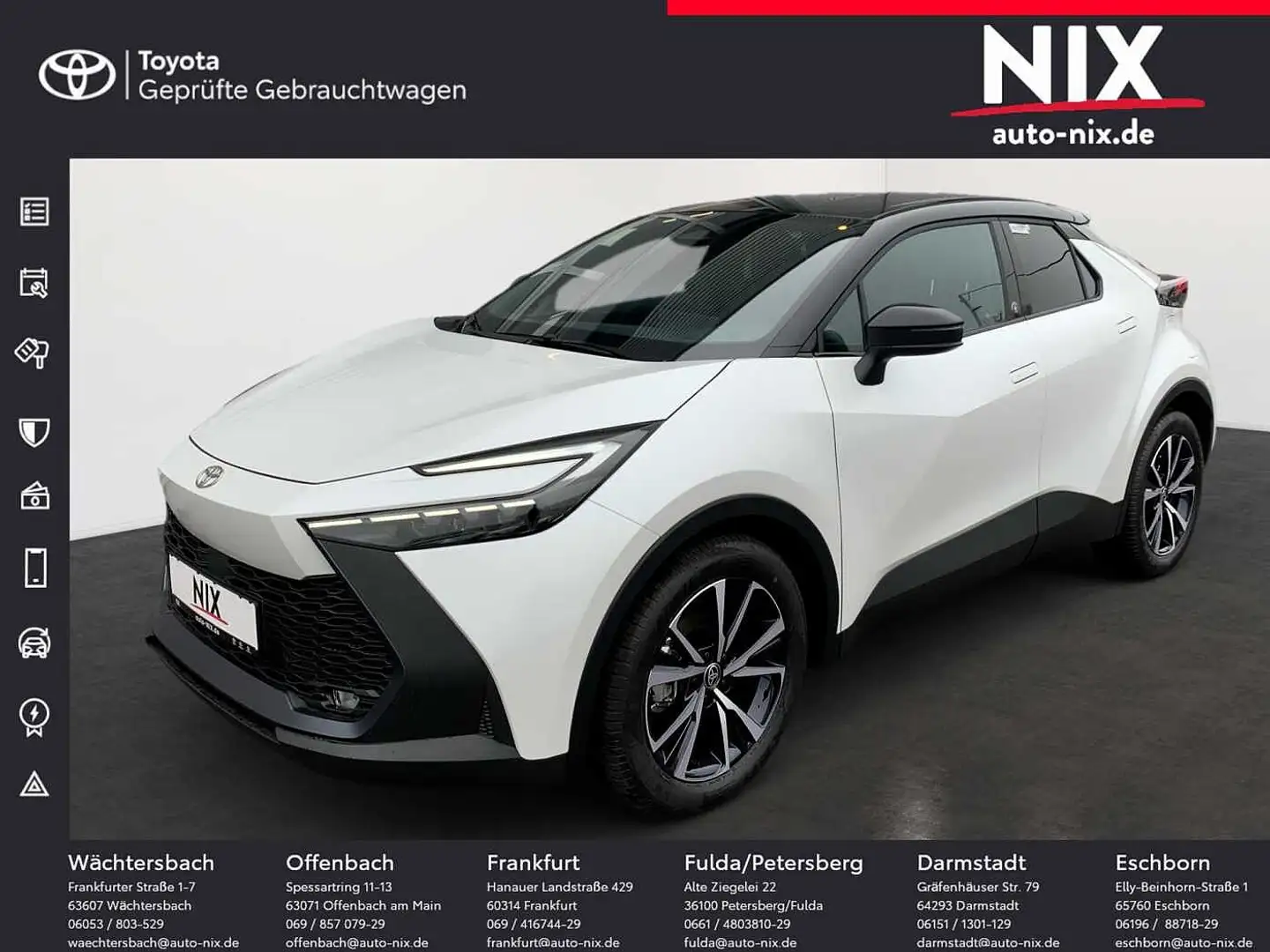 Toyota C-HR 1.8 Hybrid Team D LED SHZ KLIMA KAMERA Weiß - 1