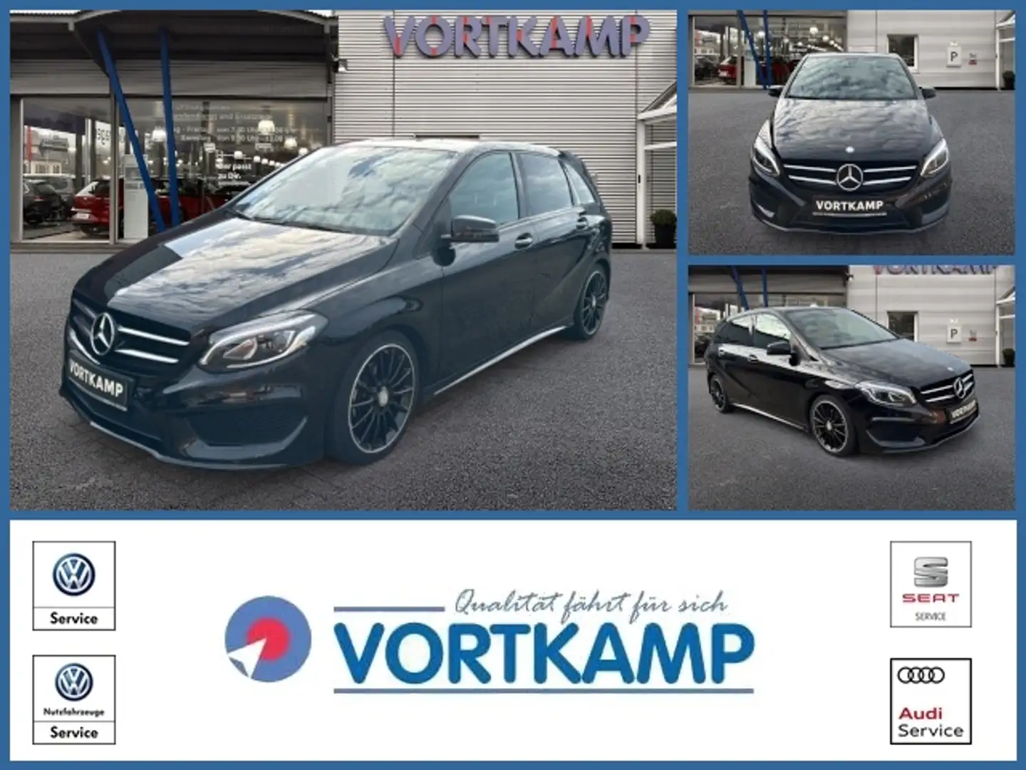Mercedes-Benz B 180 Automatik AMG NightPaket/LED-High-Perf. Schwarz - 1