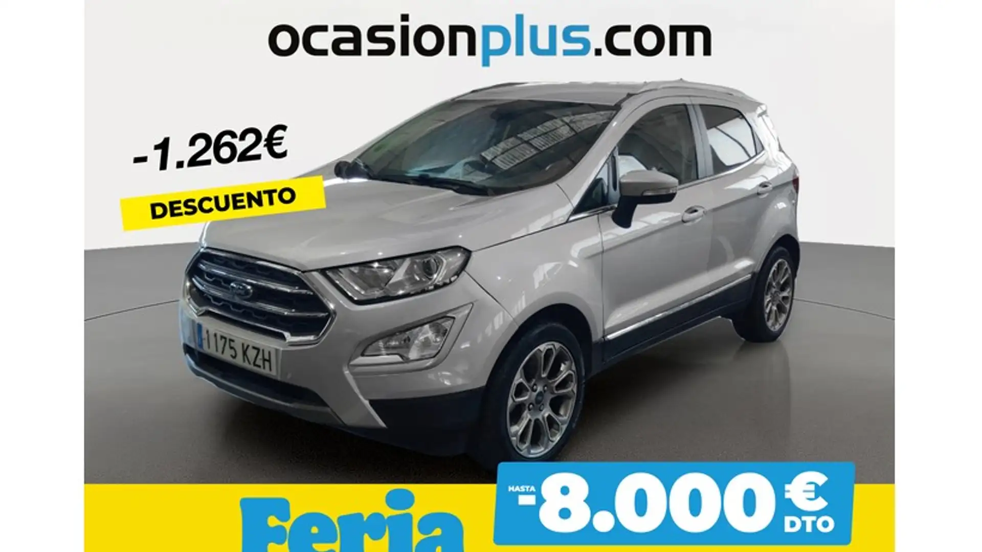 Ford EcoSport 1.0 EcoBoost Titanium 125 Zilver - 1