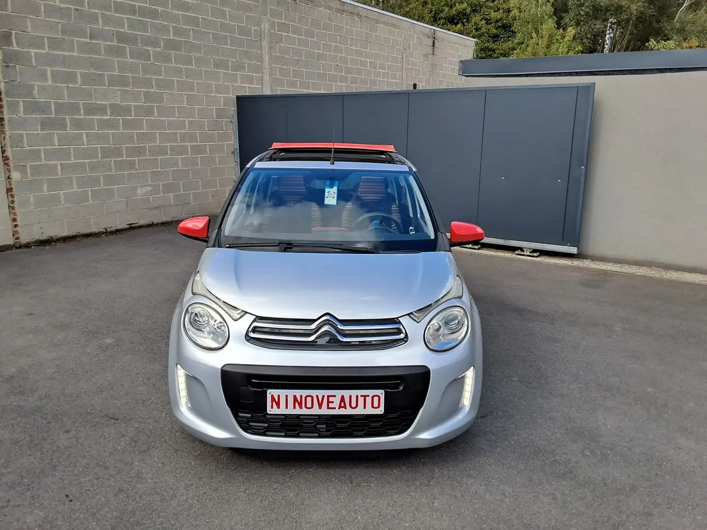 Citroen C1 C1 1.2 Airdream *CABRIO 57000KM AIRCO BLUETOOTH* Gris - 2