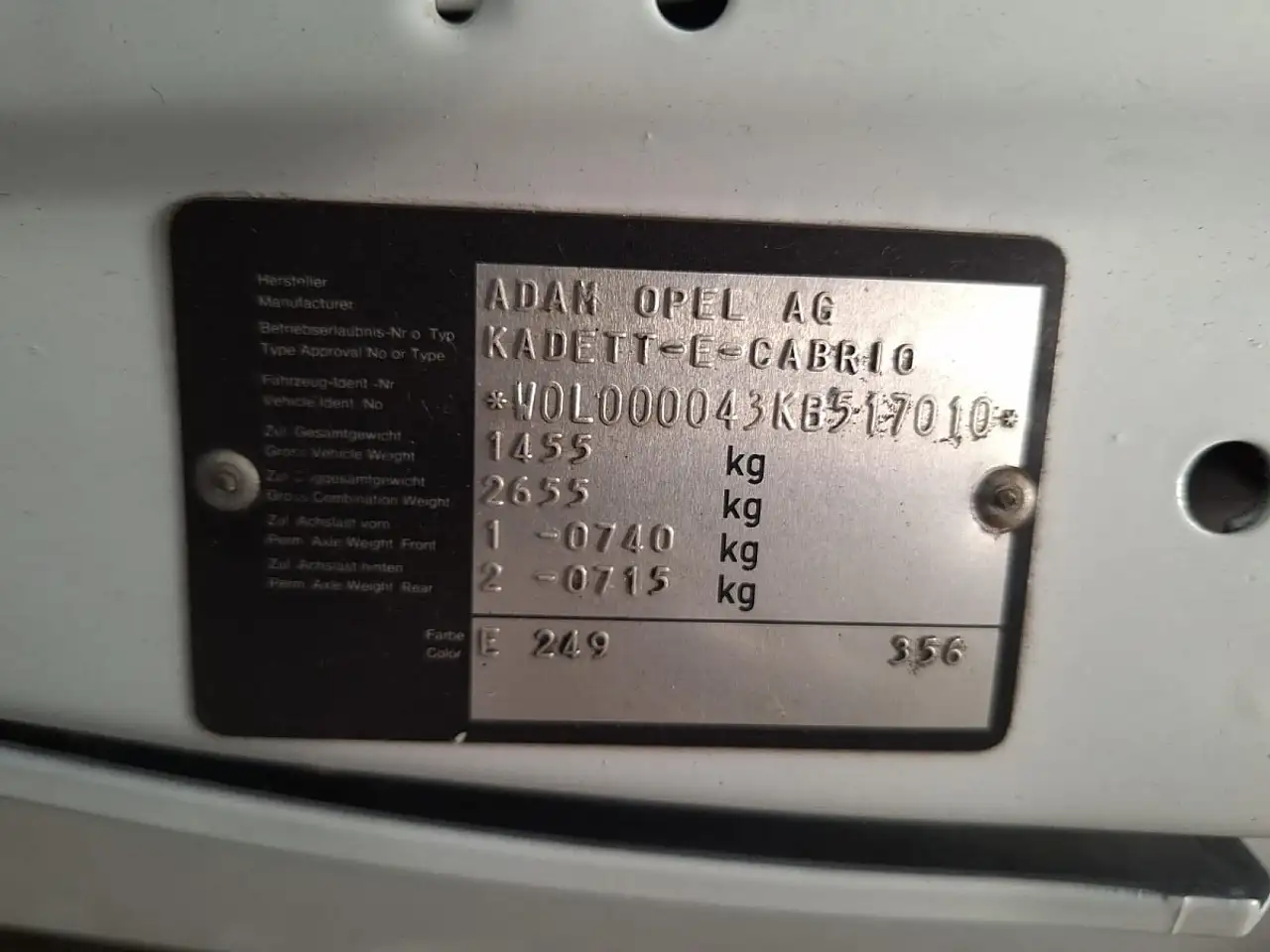 Opel Kadett E 2.0i GSI Cabrio, foto 8