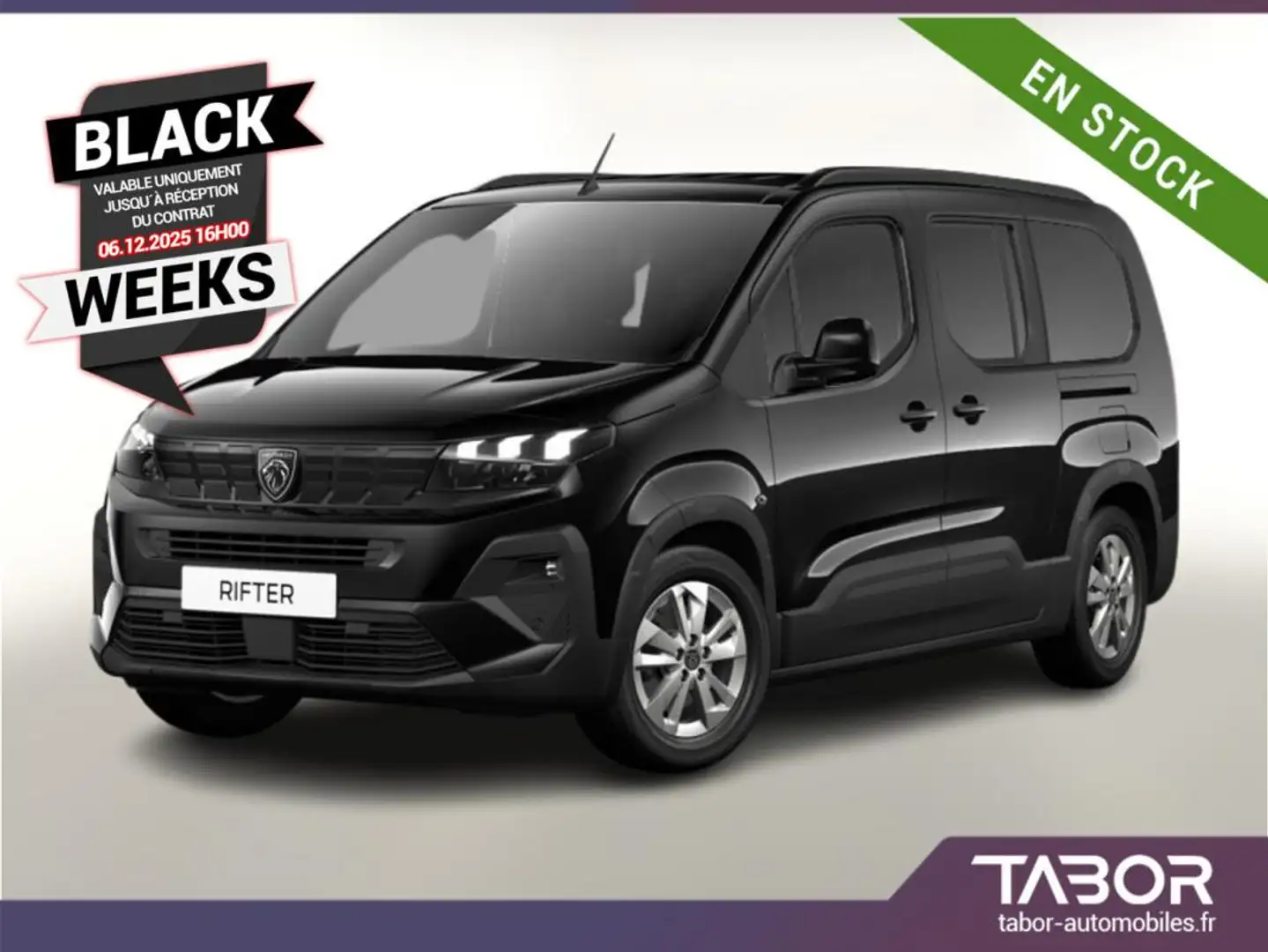 Peugeot Rifter 100 Allure L2 16R 7S StyleP CarP Noir - 1