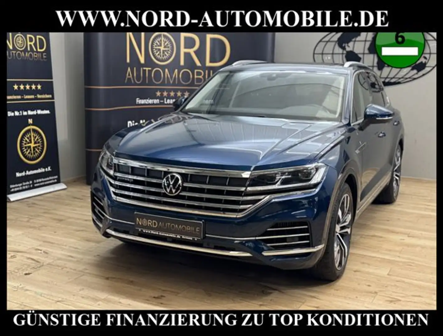 Volkswagen Touareg Elegance 4MOT 3.0 TSI eHybrid AHK/Luft/ Elegance Blau - 1
