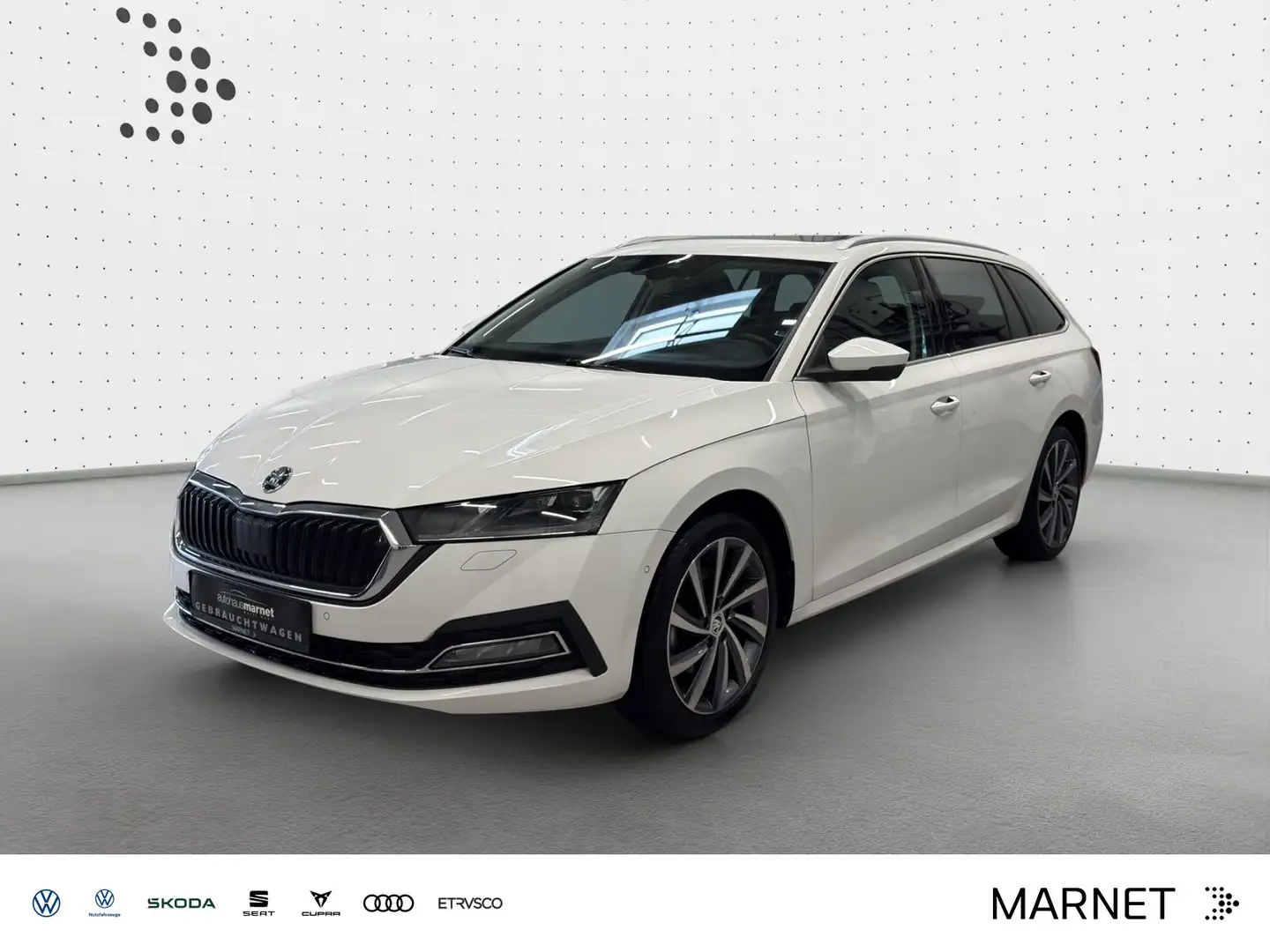 Skoda Octavia Combi 2.0 TDI DSG Style*Navi*Pano*StHzg* Weiß - 1