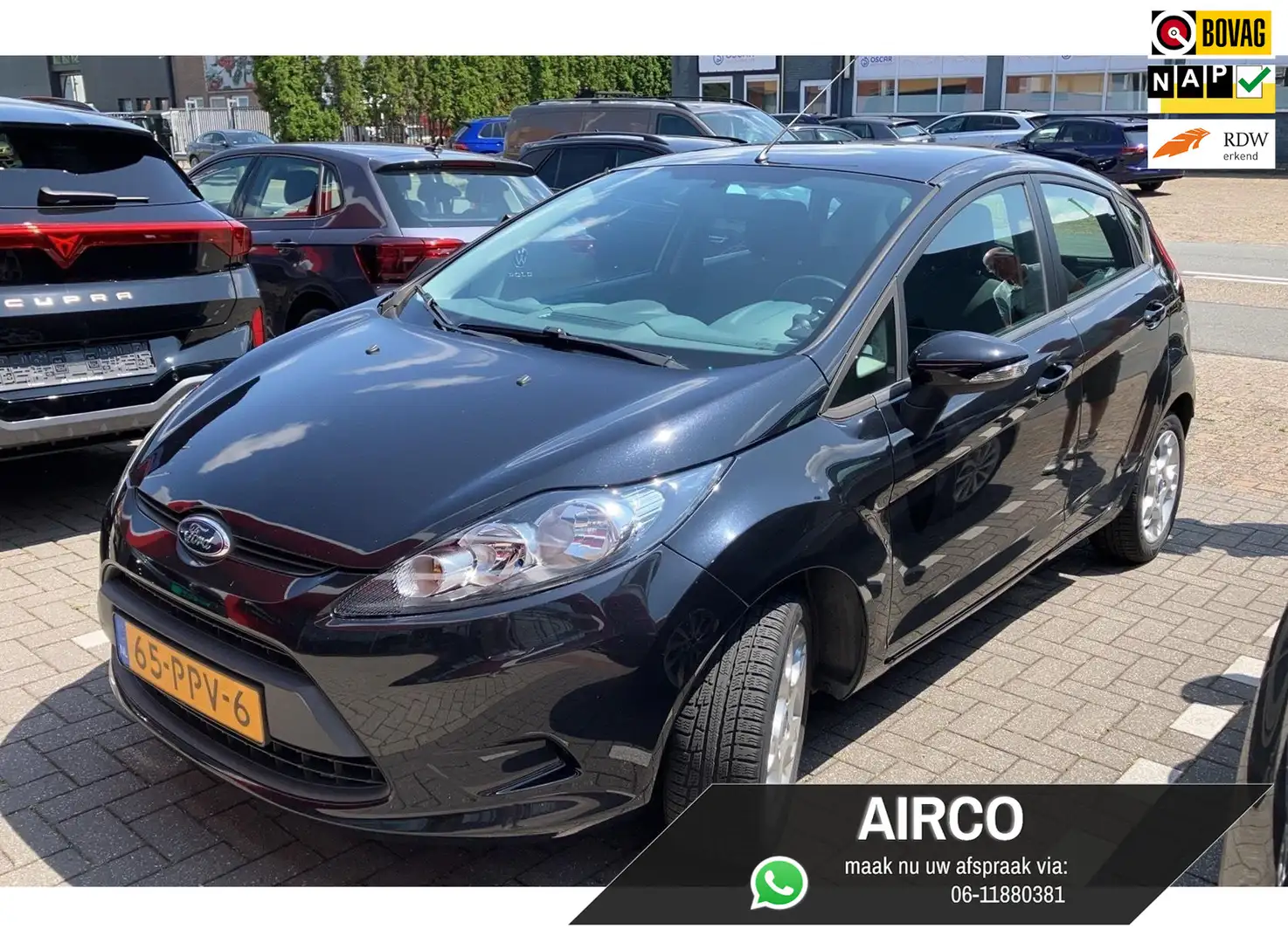 Ford Fiesta 1.25 5 deurs Limited | VAN 2e EIGENAAR | Zwart - 1