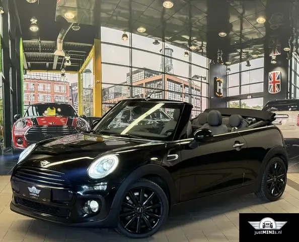 MINI Cooper Cabrio 136 pk NAVI LED 17" UNION JACK 1e eig