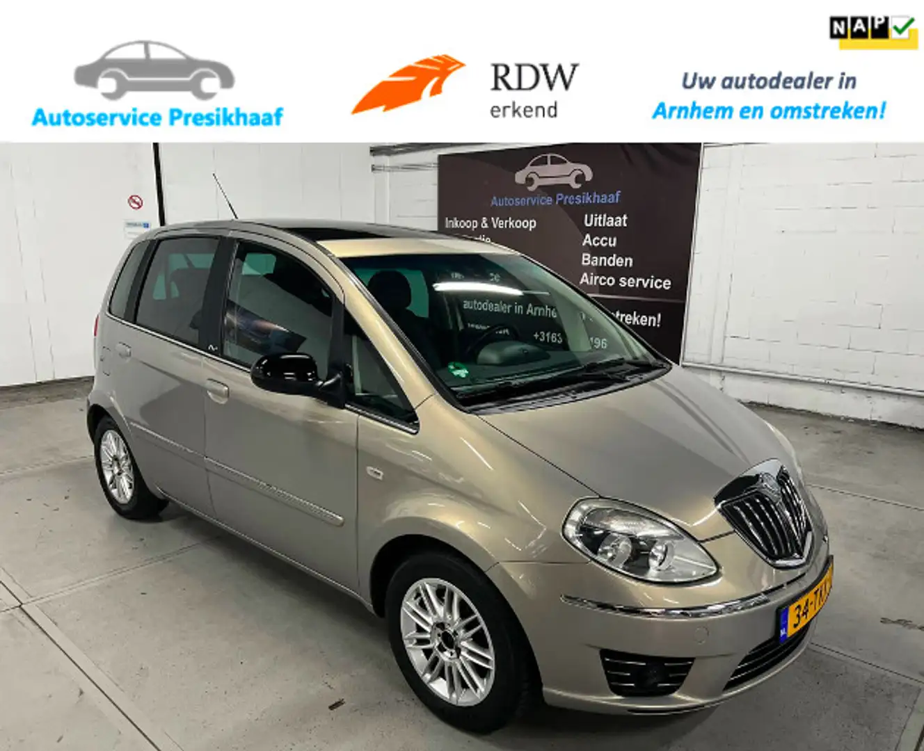 Lancia MUSA 1.4-16V Platinum DFN S&S Automaat Beige - 1