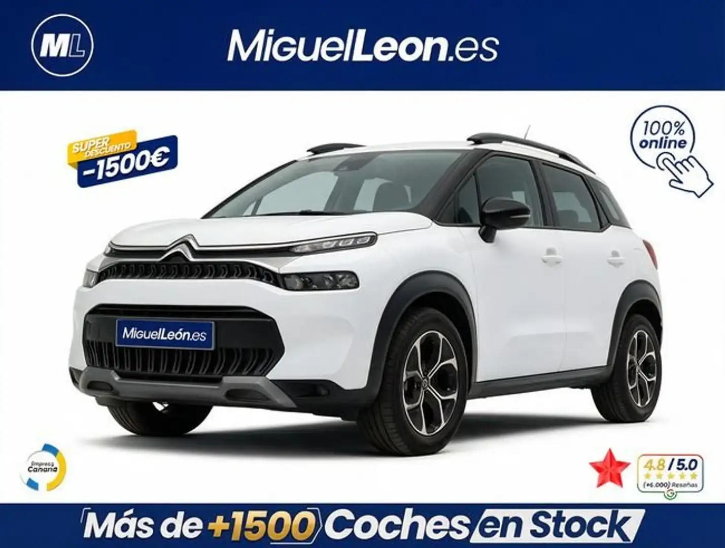 Citroen C3 Aircross Puretech S&S Plus 110 Blanco - 1