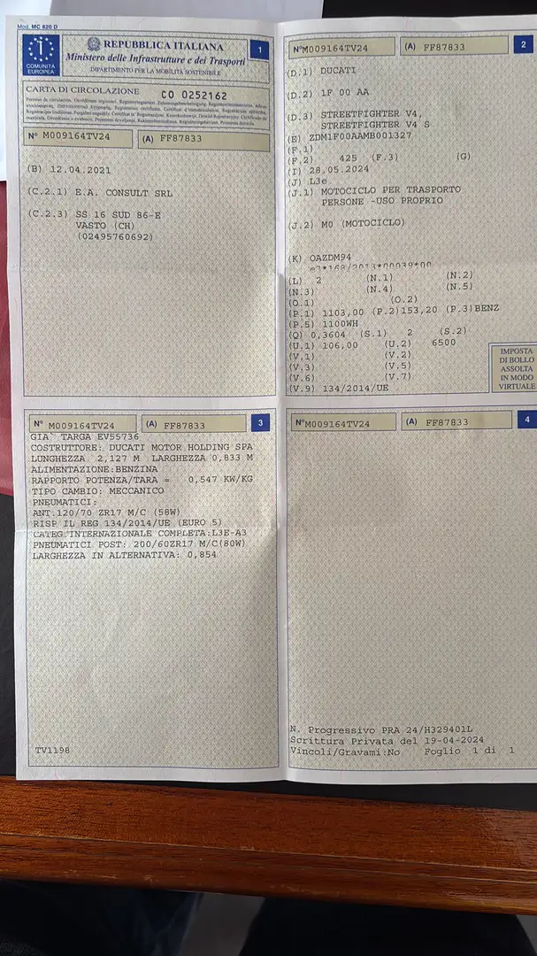 Ducati Streetfighter V4S - 1