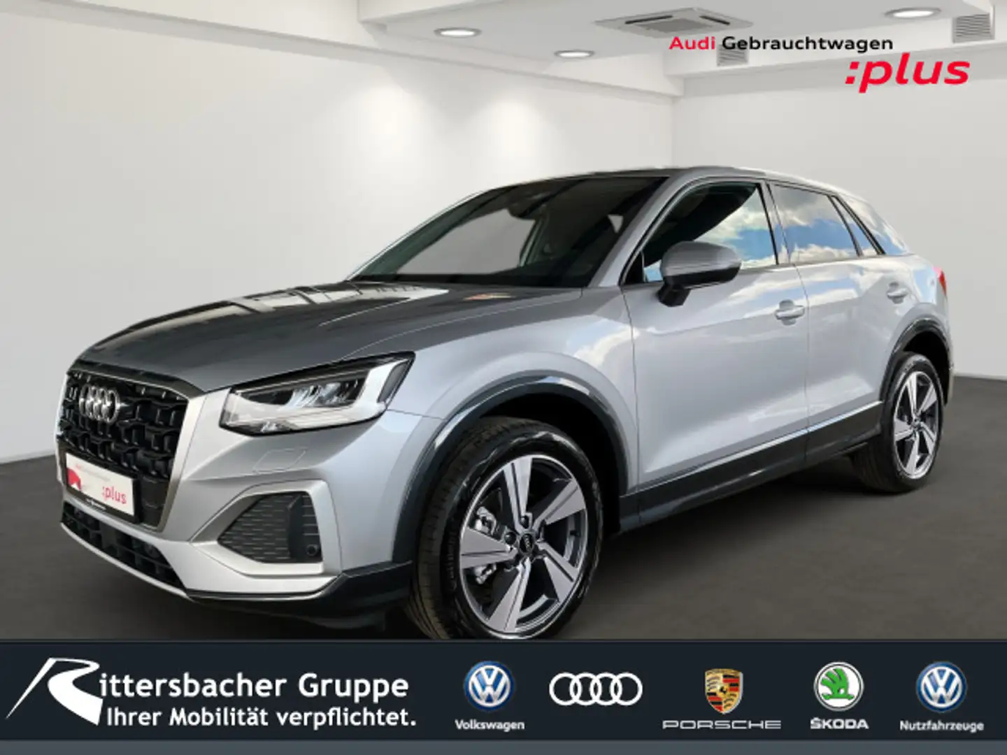 Audi Q2 advanced 35 TFSI AHK Parken+Fahren+KomfortPak Silber - 1