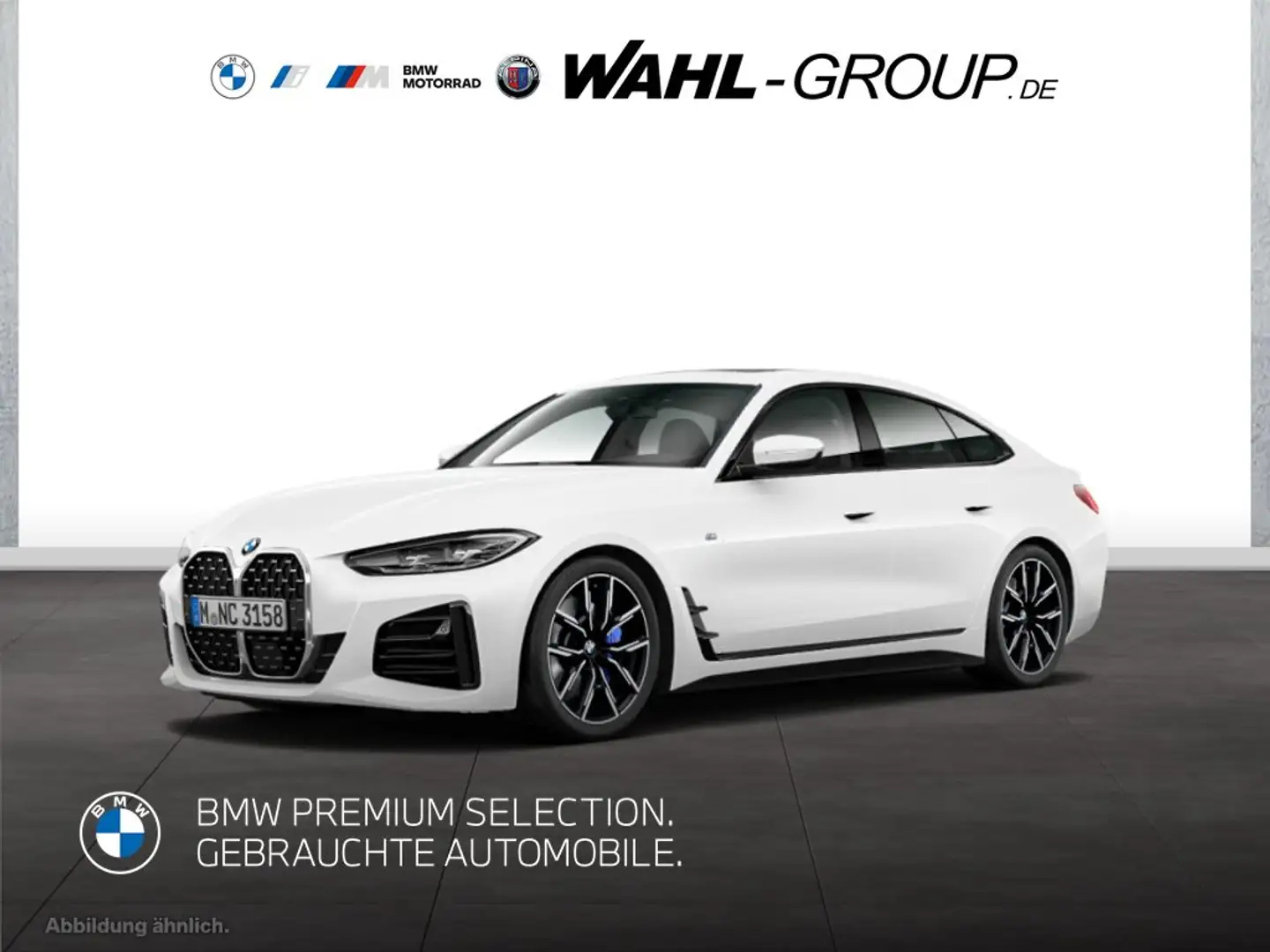 BMW 420 i Gran Coupé M Sport Glasdach LED Navi PDC SHZ Wit - 1