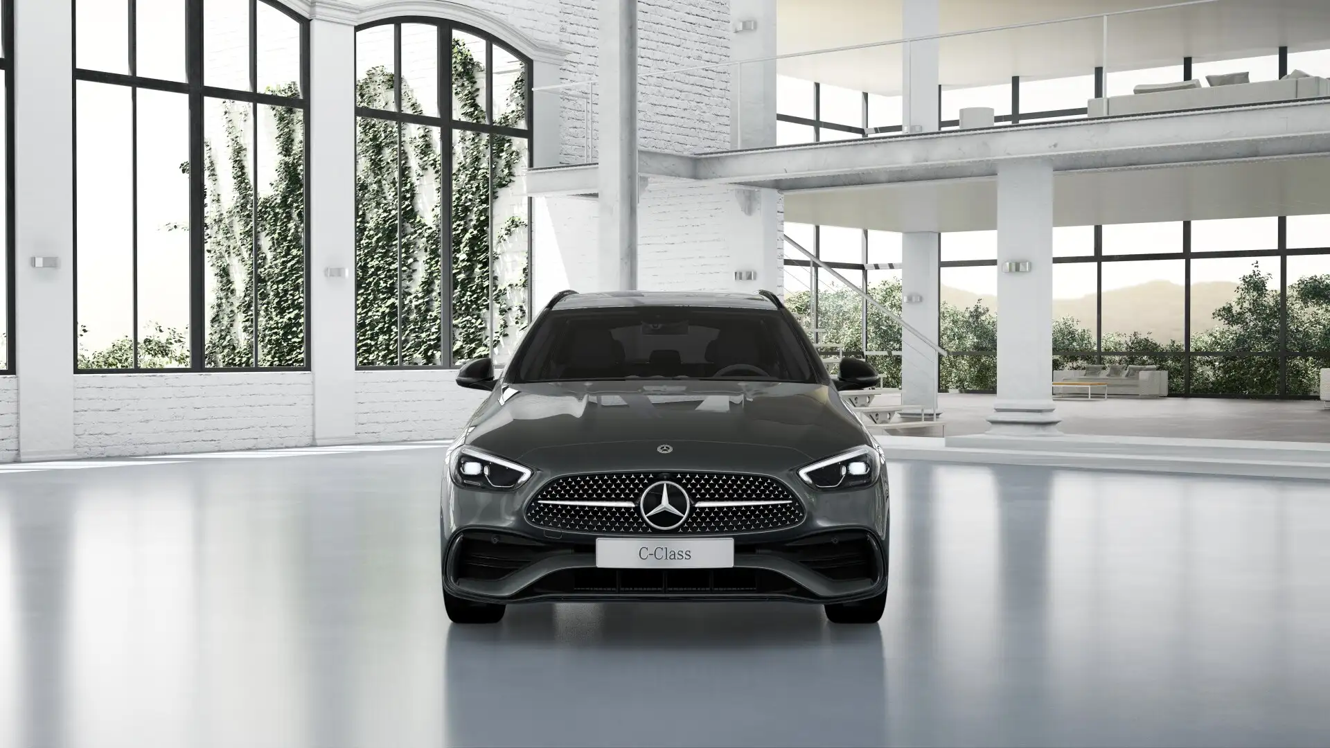 Mercedes-Benz C 300 Estate e Business Solution AMG | Trekhaak |  Night Grijs - 2