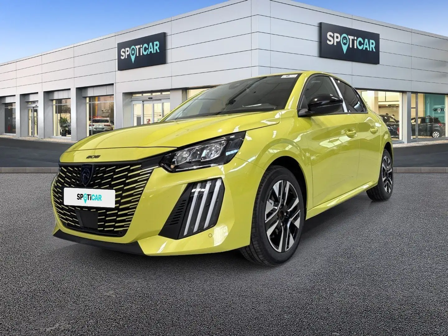 Peugeot 208 Allure Hybrid 100 e-DCS6 auto Giallo - 1