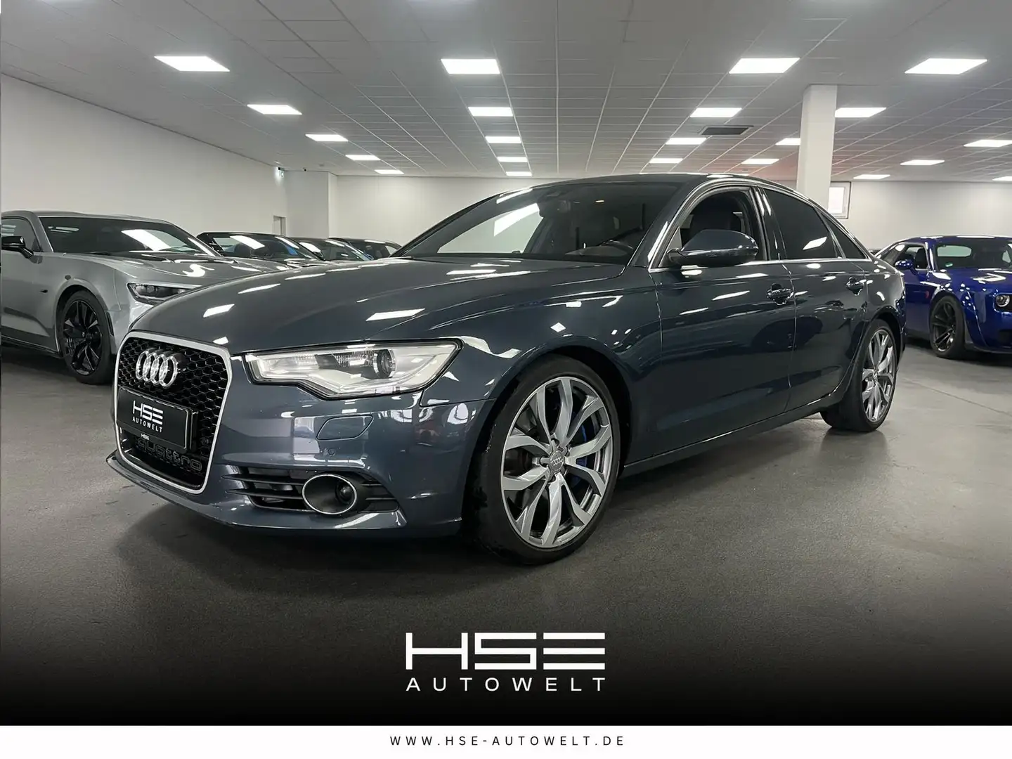 Audi A6 3.0 TFSI quattro S-Line/ TÜV+Service+Reifen NEU/ Bleu - 1
