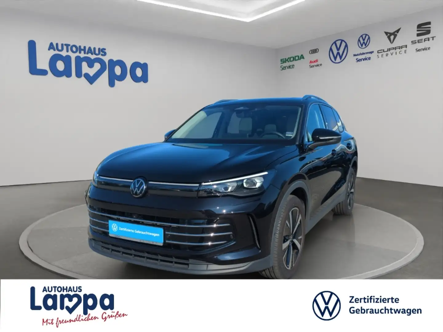Volkswagen Tiguan Elegance 2.0 TDI DSG AHK,Pano,STD-HZG., Schwarz - 2