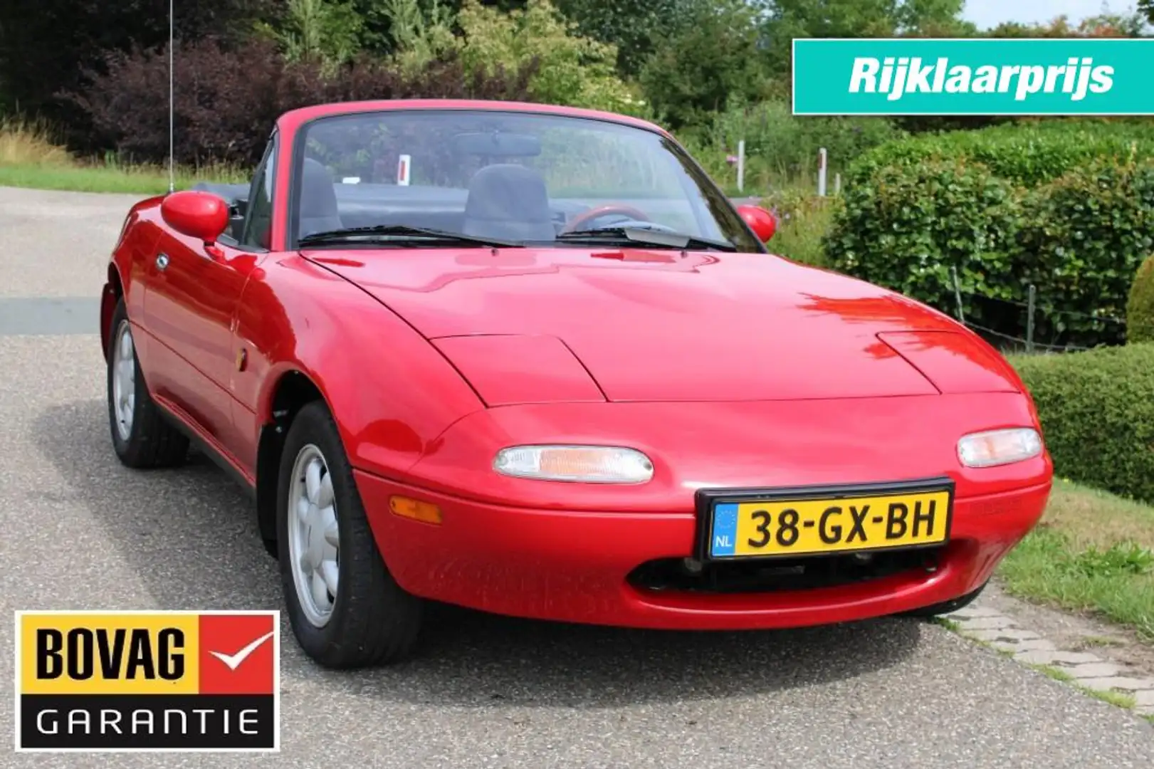 Mazda MX-5 1.6I-16V Cabrio Softtop nieuwstaat/12 mnd Bovag ga Червоний - 1