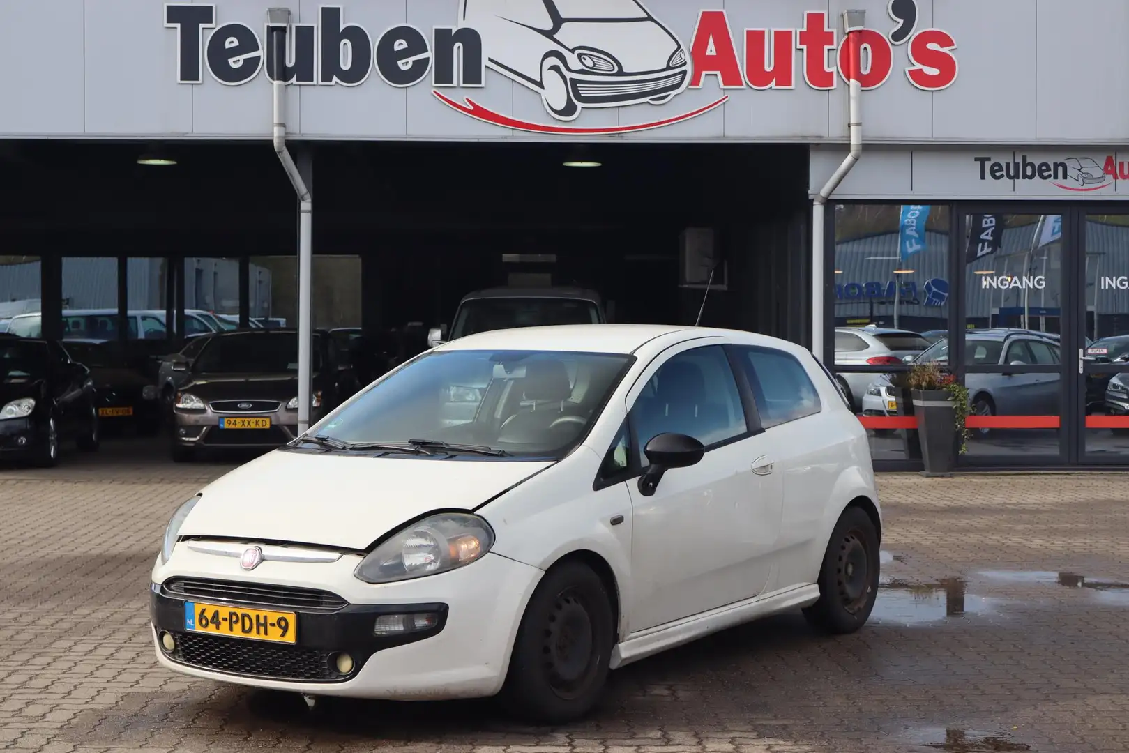 Fiat Punto Evo 1.3 M-Jet Dynamic Airco, Climate control, Cruise c Blanco - 1