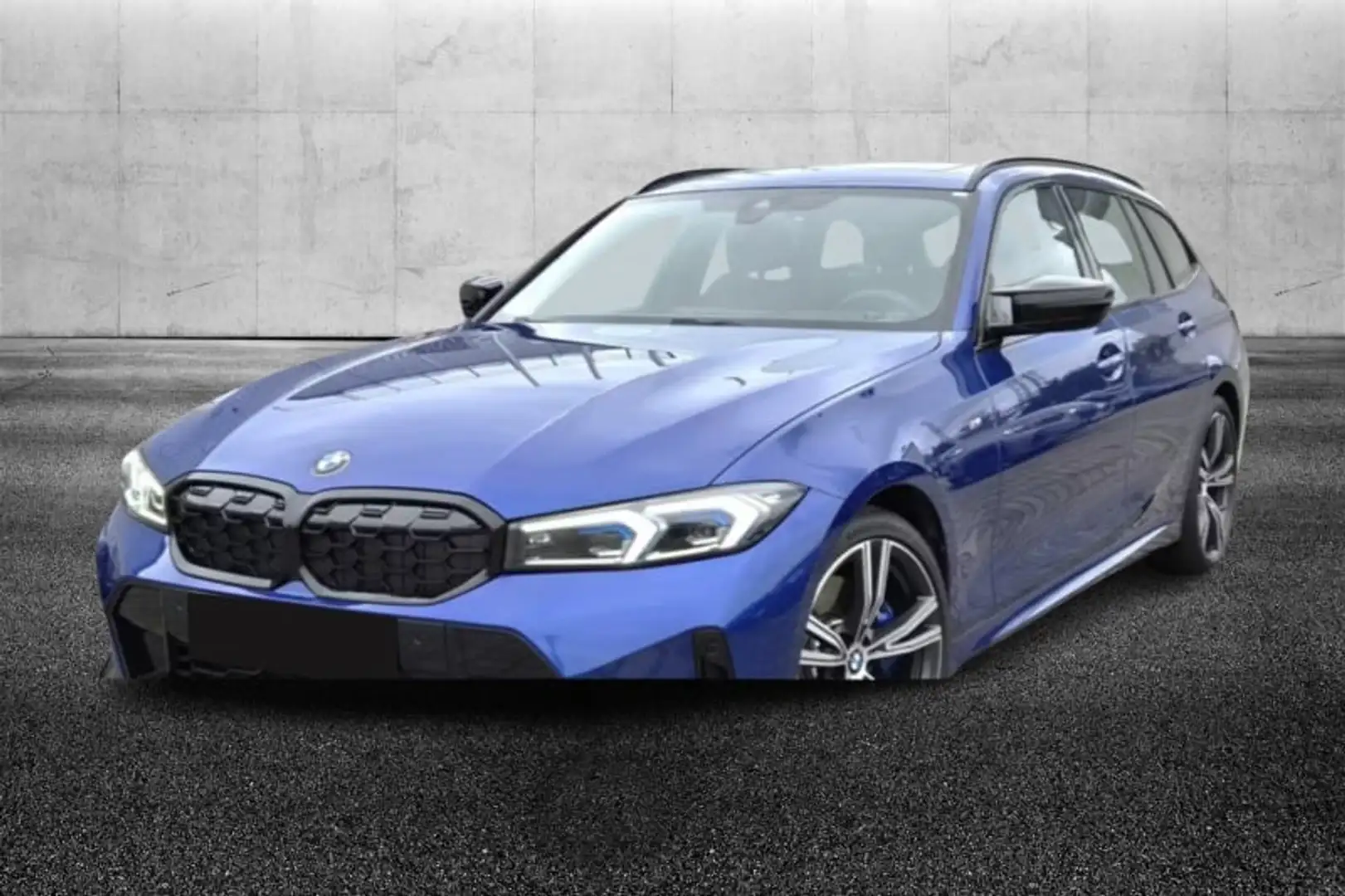 BMW 340 M 340d 48V xDrive Touring Bleu - 2