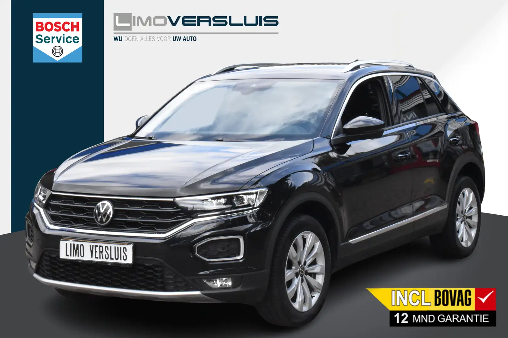 Volkswagen T-Roc 1.5 TSI Sport Sfeerverlichting | Half-leder | Virt Zwart - 1