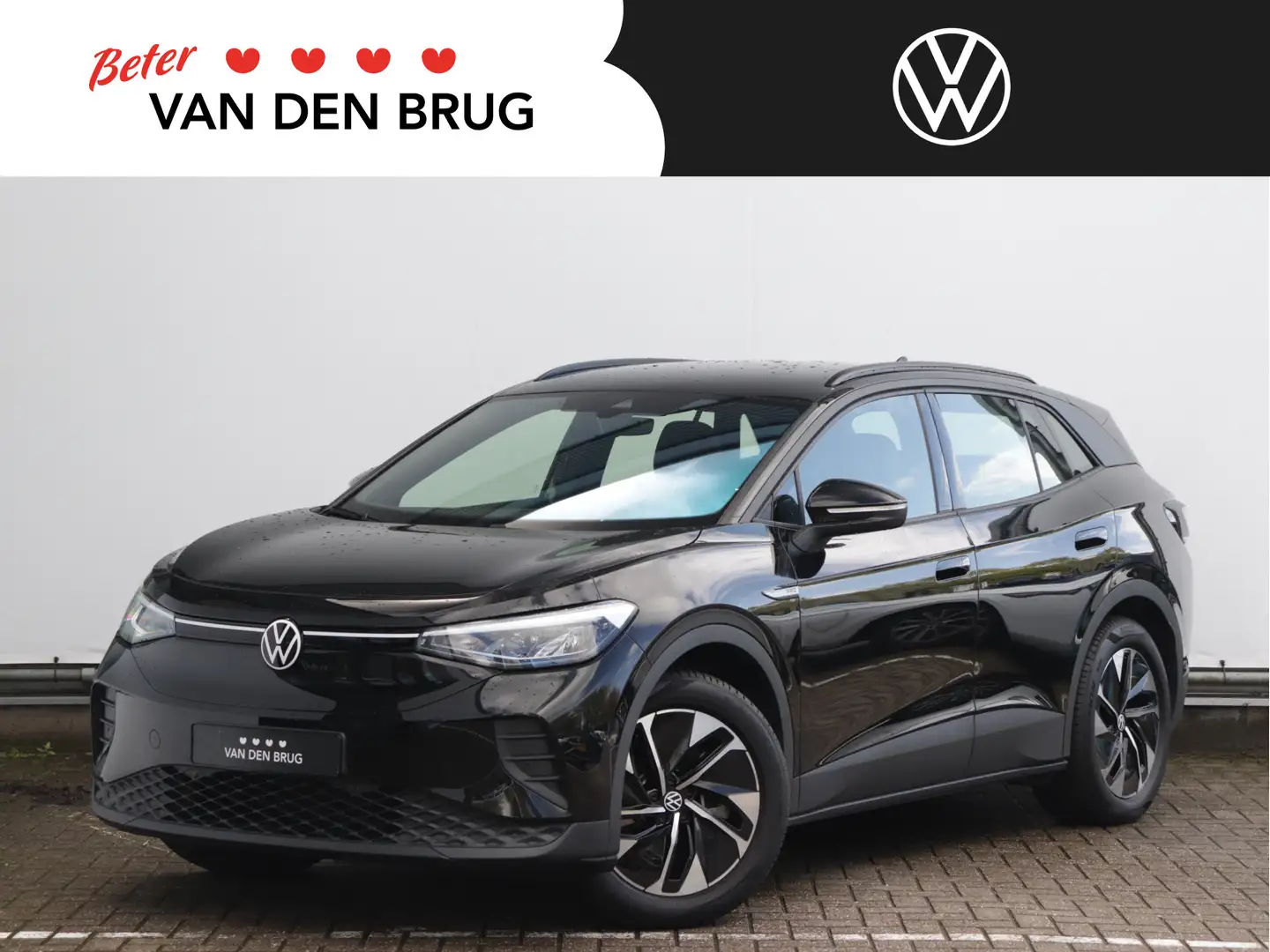 Volkswagen ID.4 Pro 77 kWh 204pk | Navigatie | Stoel- en stuurverw Zwart - 1