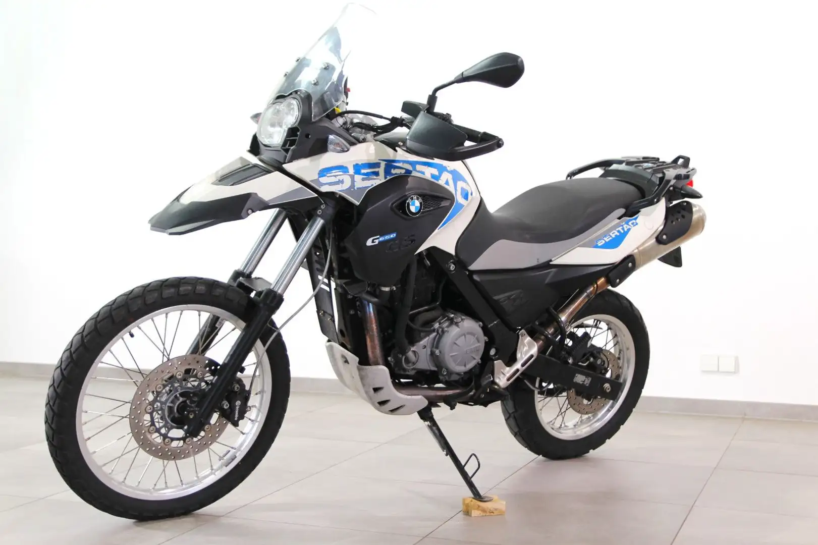 BMW G 650 GS SERTAO Enduro/ Griffh./ E-Starter Blanc - 1