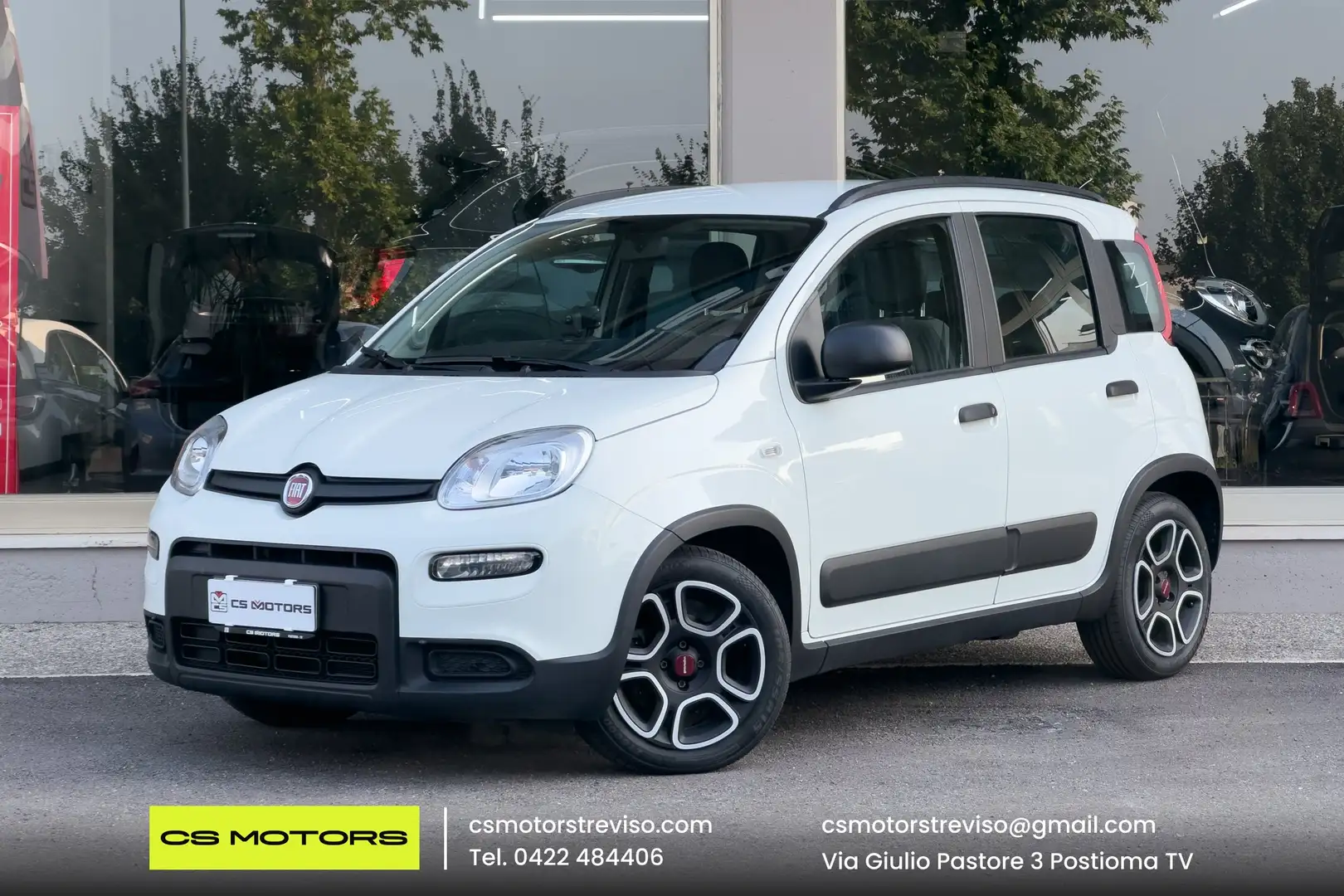 Fiat Panda Panda 1.0 firefly hybrid City Blanc - 1