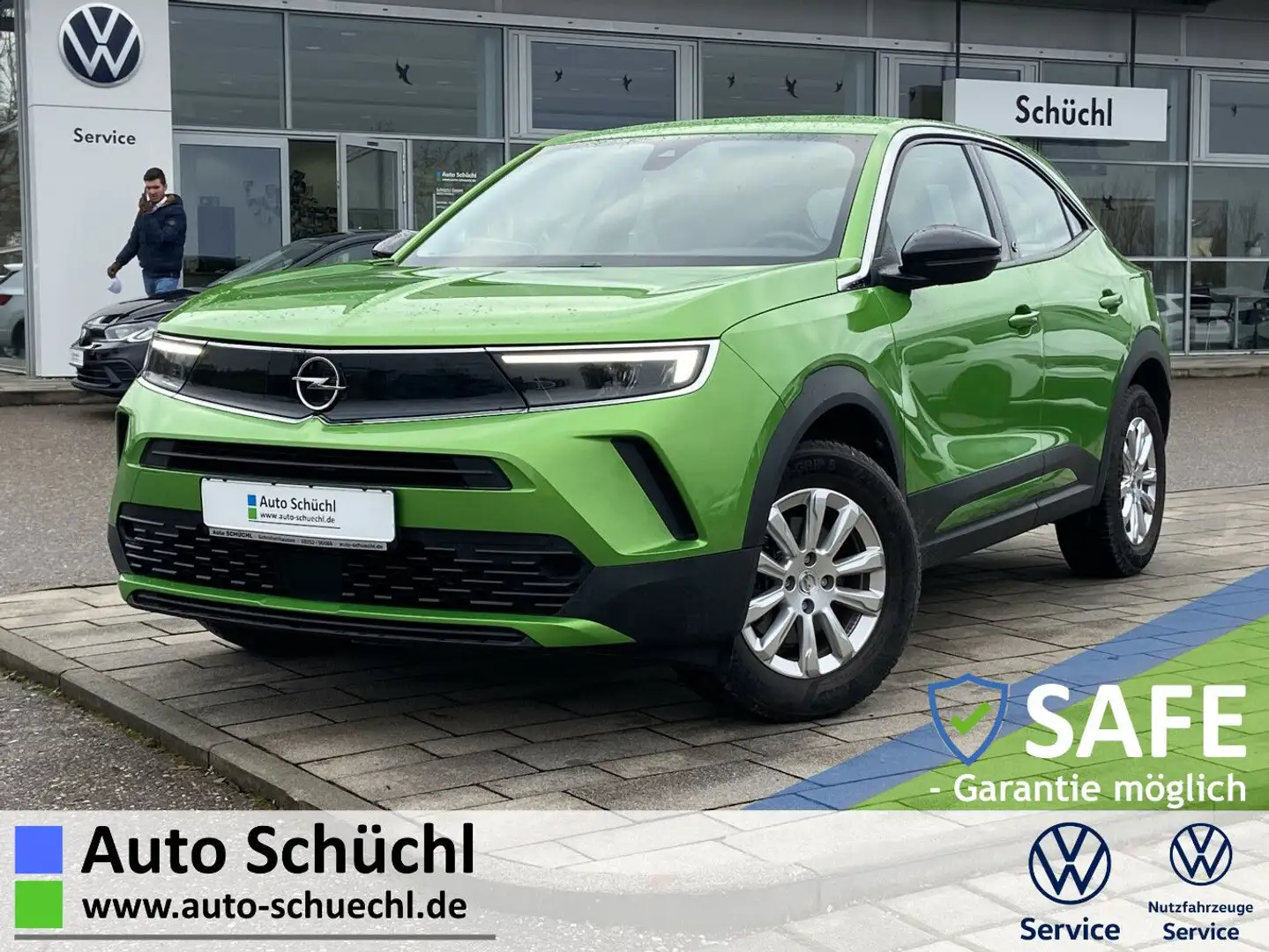 Opel Mokka-E 3-PHASIG+CCS+LED+ACC Grün - 1