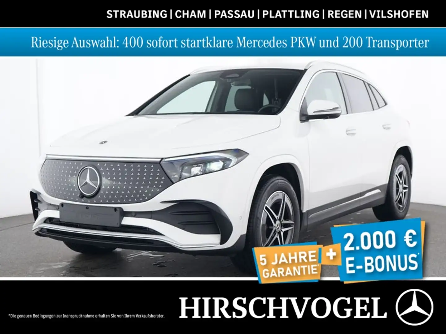 Mercedes-Benz EQA 350 4M AMG-Line Premium+DISTRON+HUP+KEYLESS Blanc - 1