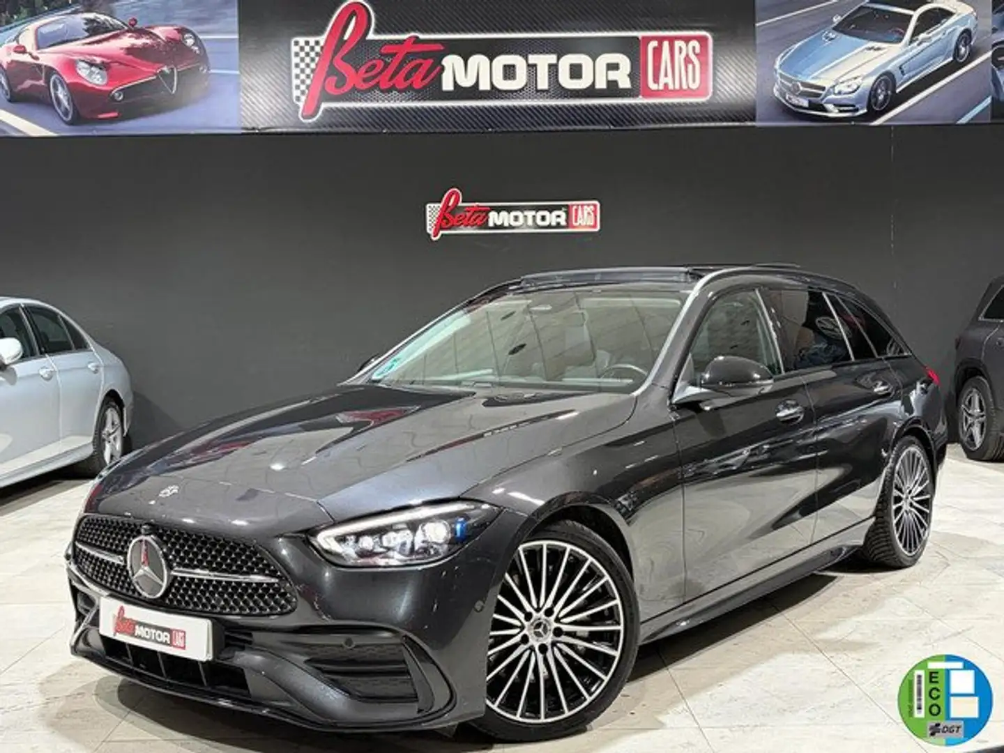 Mercedes-Benz C 220 Estate 220d 9G-Tronic Gris - 1