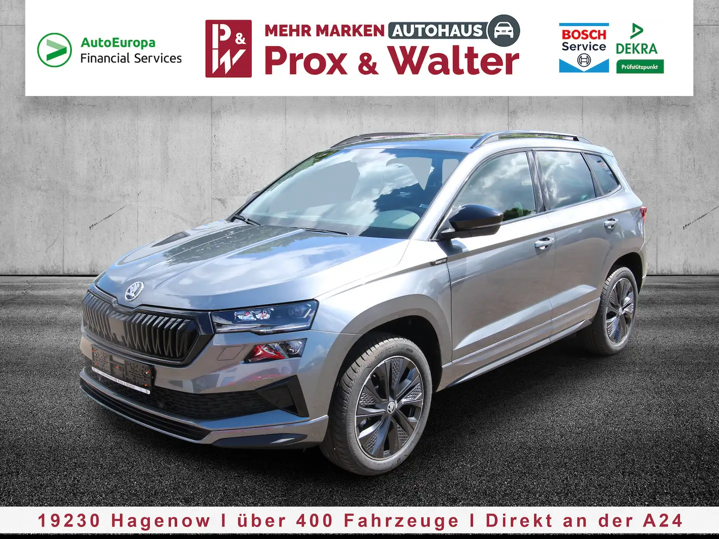 Skoda Karoq 1.5 TSI DSG SportLine LED+KAMERA+NAVI+AHK Grau - 2