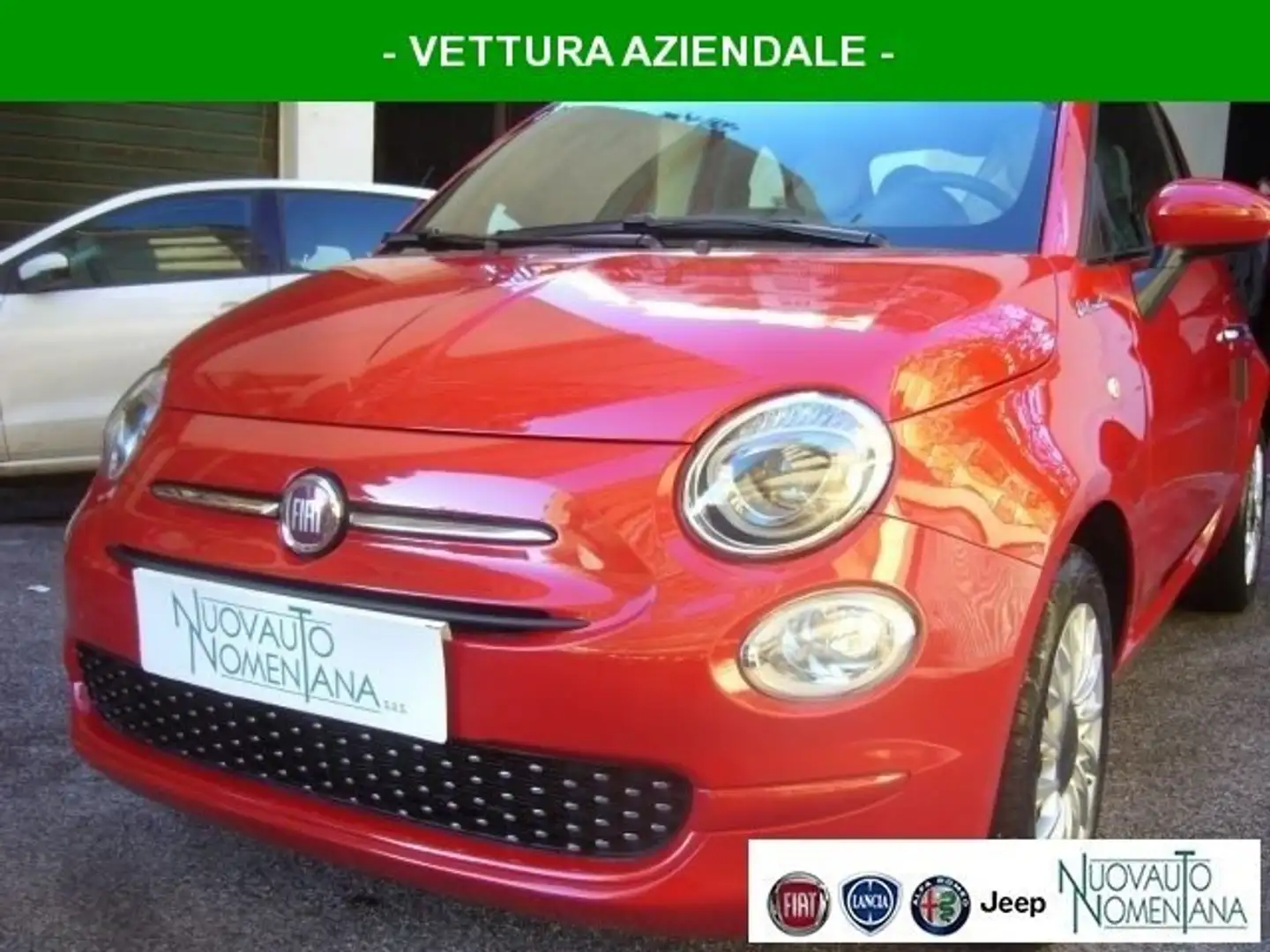 Fiat 500 1.0 Hybrid Dolcevita Aziendale e Tagliandata FIAT Rosso - 1