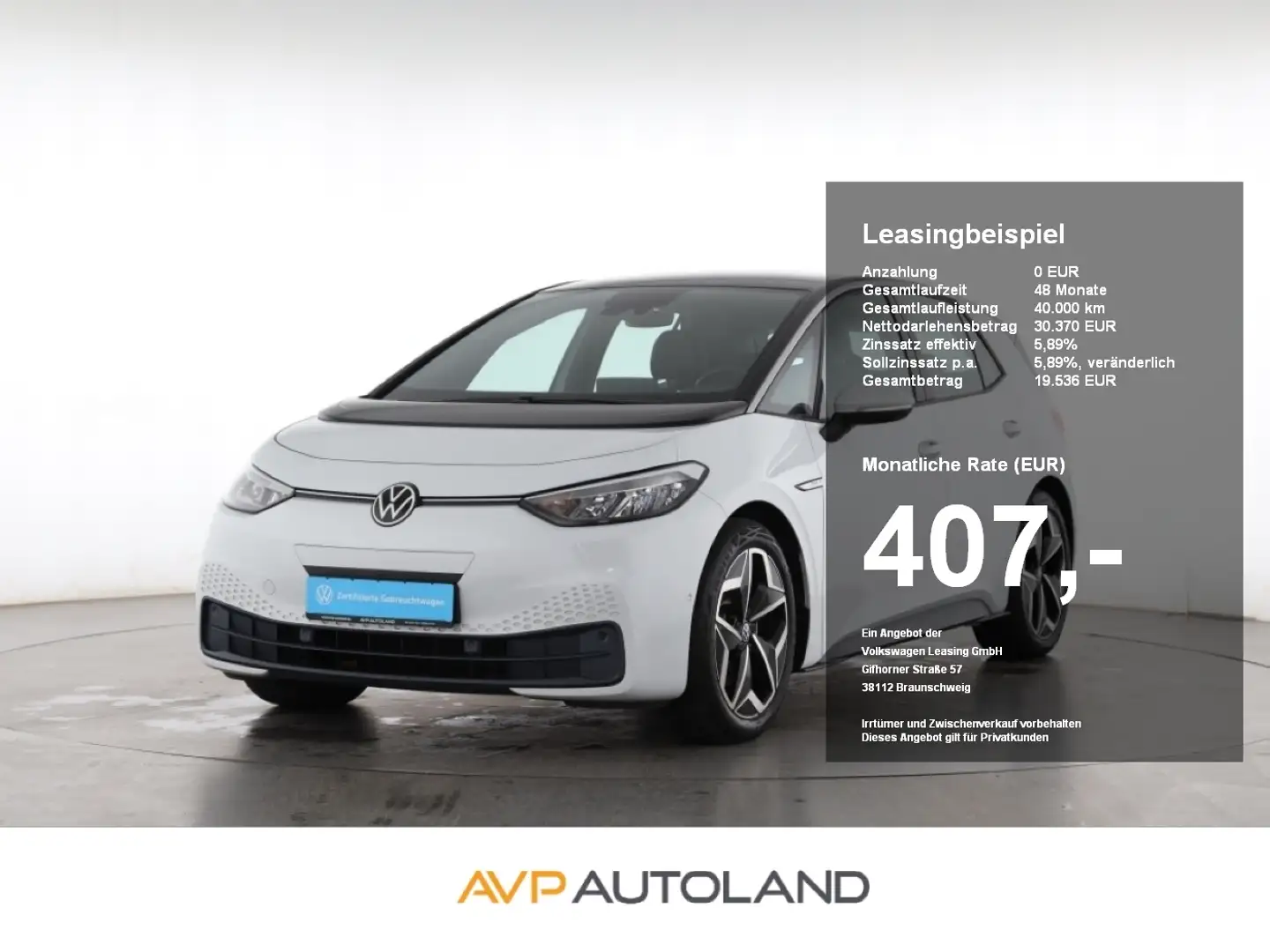 Volkswagen ID.3 Pro S | NAVI | LED | ACC | SITZHEIZUNG | White - 1