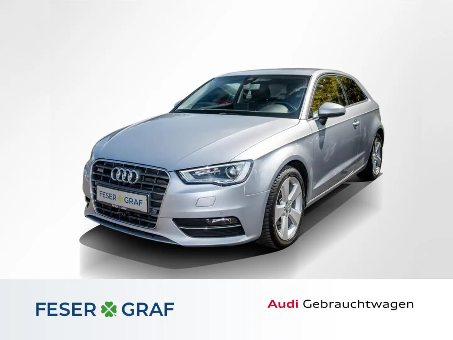 Audi A3 1.4TFSI S tronic /Xenon/Navi/ACC Argento - 1