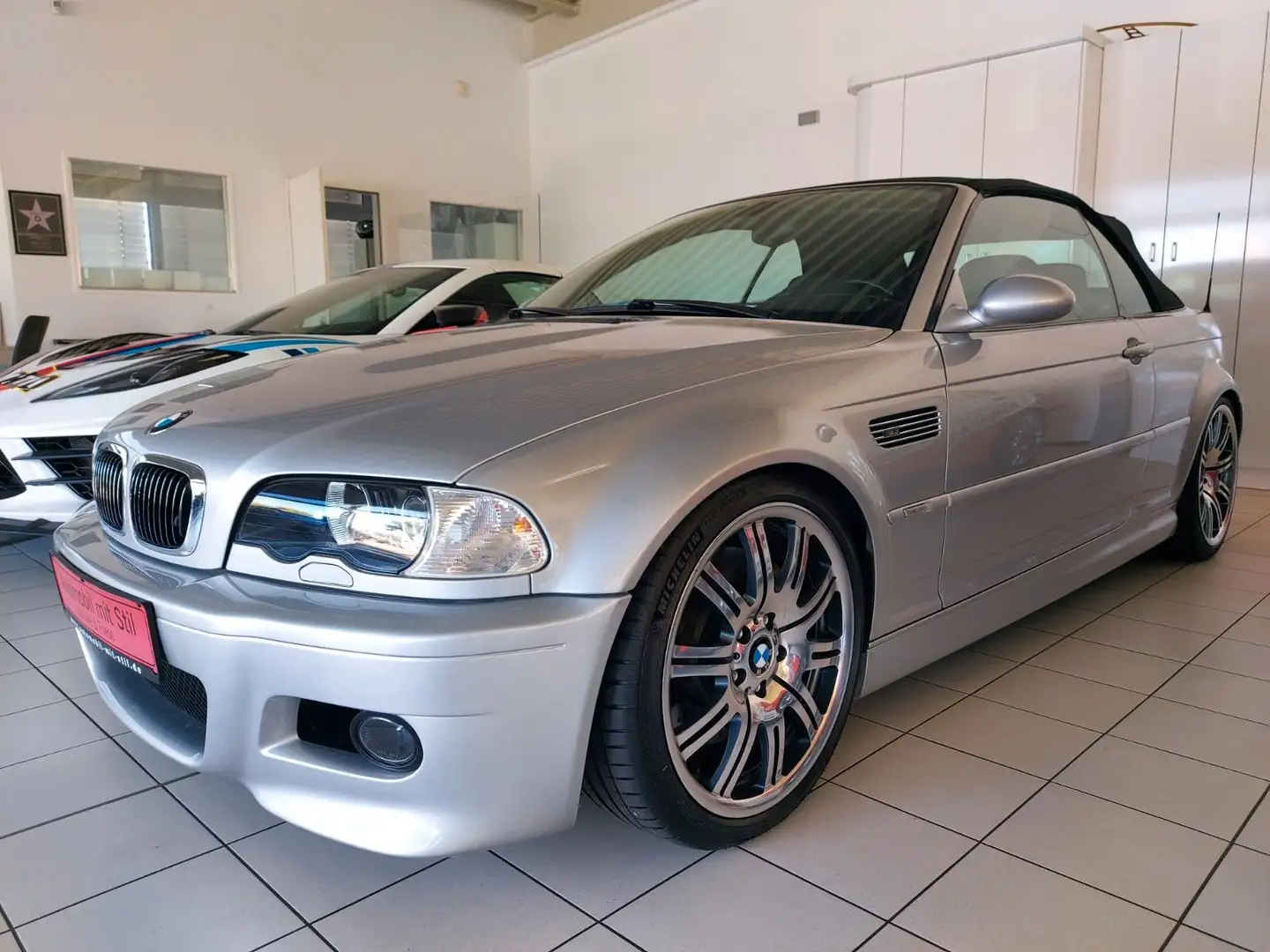 BMW M3 Cabrio E46 Xenon Klima PDC el. Sitze Silber - 2