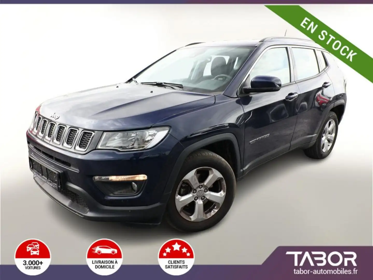 Jeep Compass 1.4 MultiAir 140 Longitude GPS Cam Bleu - 1
