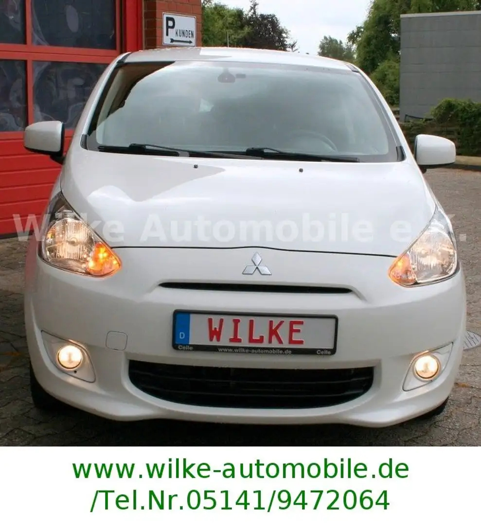 Mitsubishi Space Star Light+1.Hd.+67.000 KM+Automatik+Klima Weiß - 2