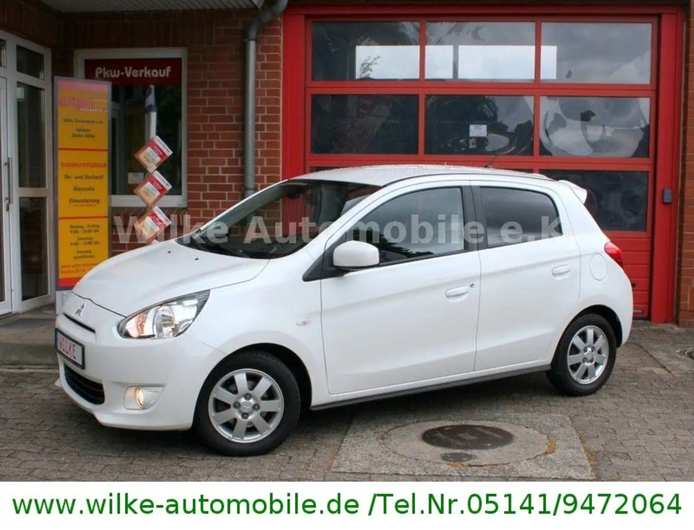 Mitsubishi Space Star Light+1.Hd.+67.000 KM+Automatik+Klima Weiß - 1