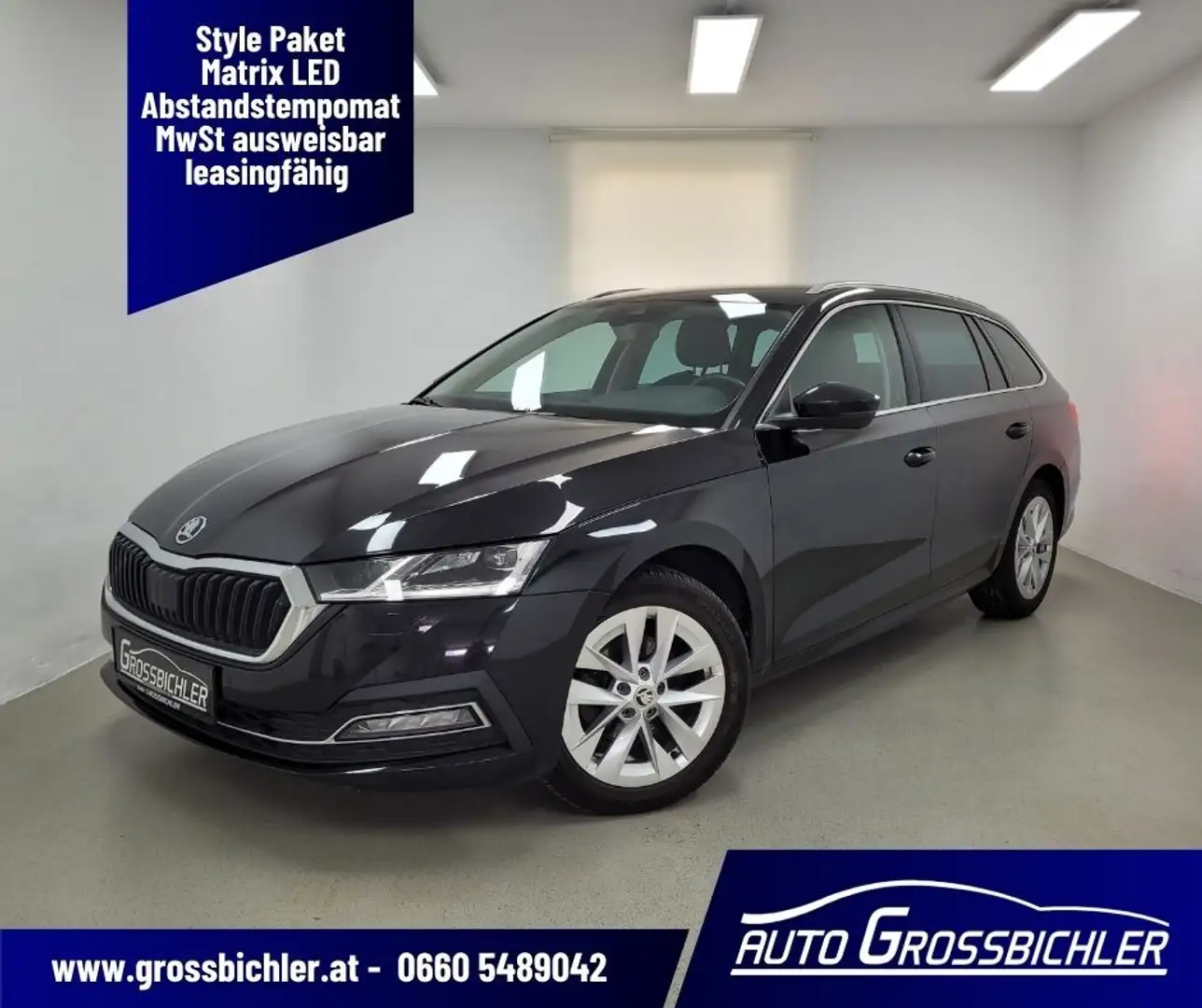 Skoda Octavia Combi 2,0 TDI Style DSG Matrix-LED, Abstandstem... Schwarz - 1