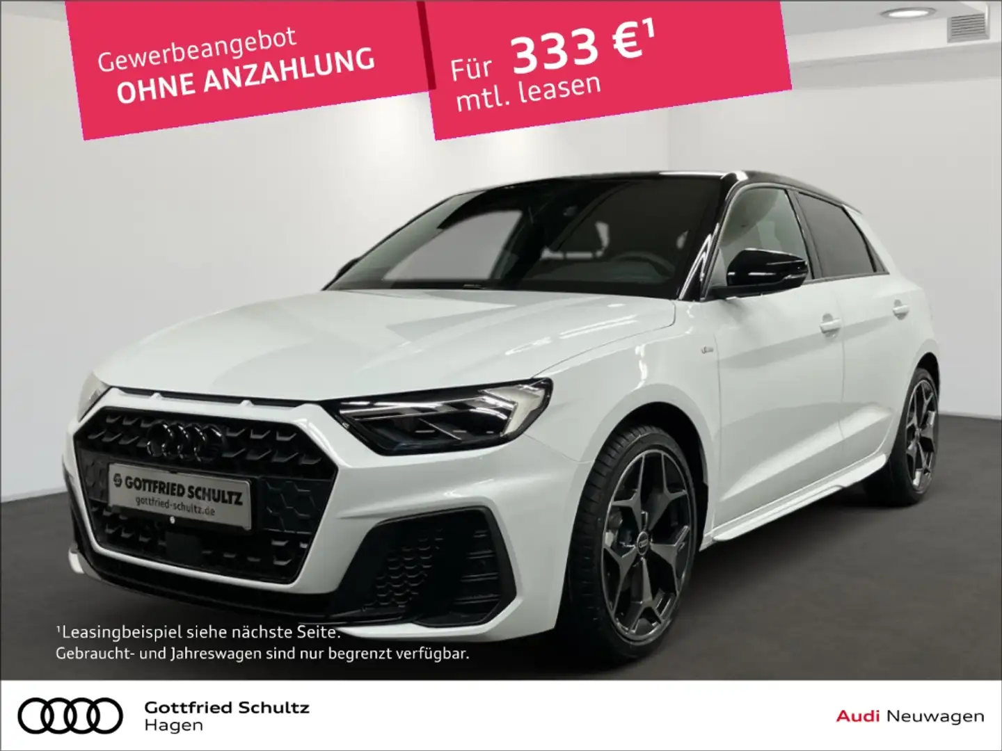Audi A1 Sportback S line 30 TFSI tronic Optikpaket schwarz Weiß - 1